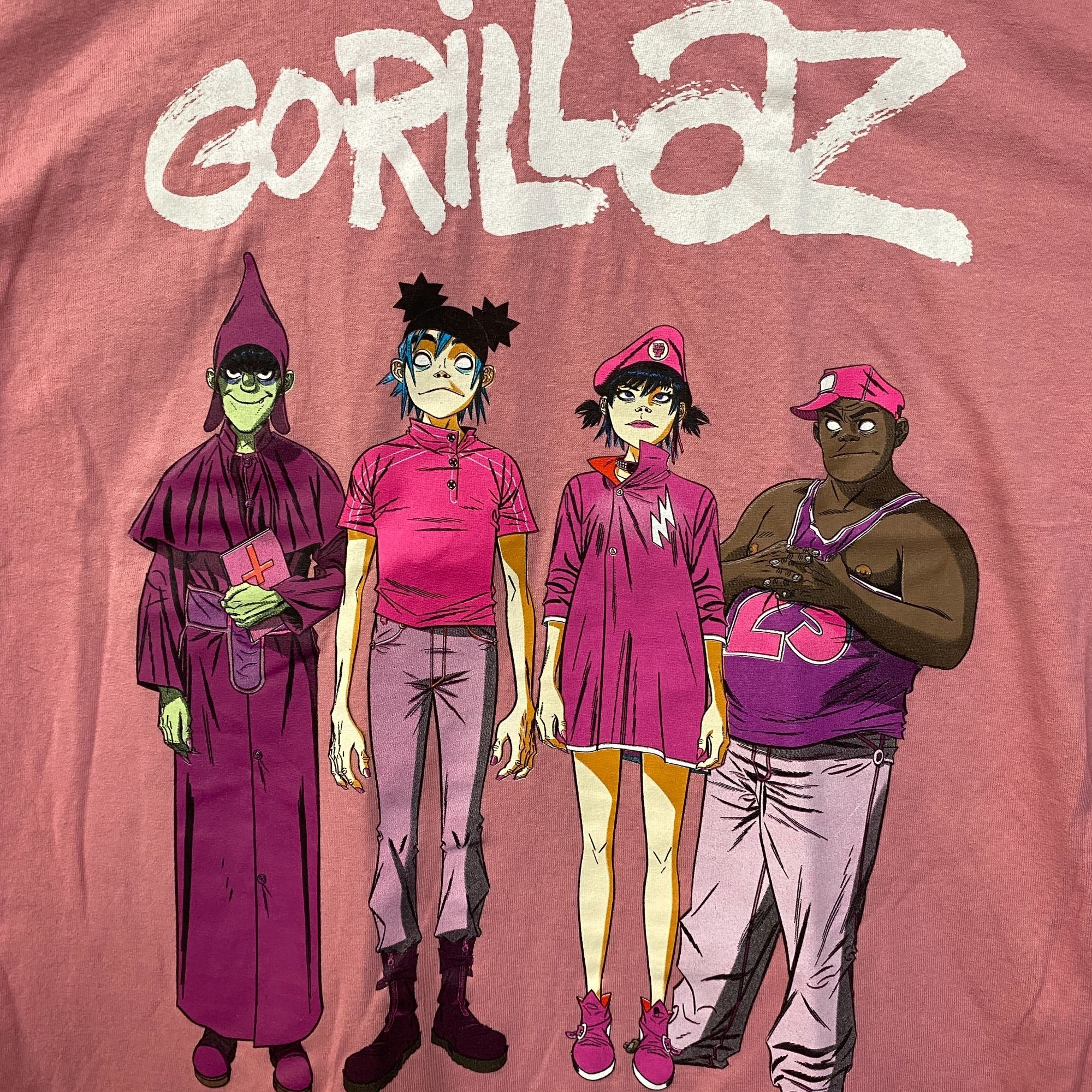 Other Gorillaz Cracker Island Standing Group Pink T-Shirt Large Size US L / EU 52-54 / 3 - 2 Thumbnail