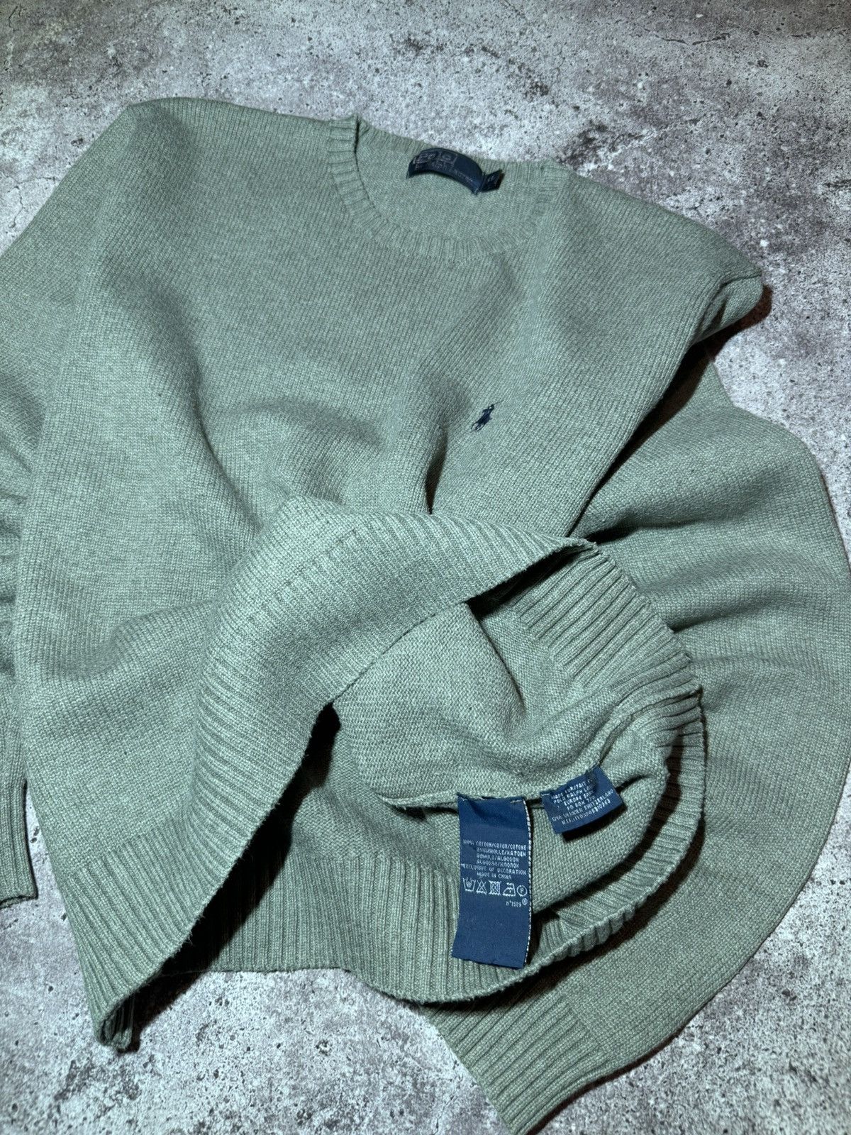 Polo Ralph Lauren × Vintage Polo Ralph Lauren Vintage Knitted Cotton Sweater 90s Size US XL / EU 56 / 4 - 8 Thumbnail