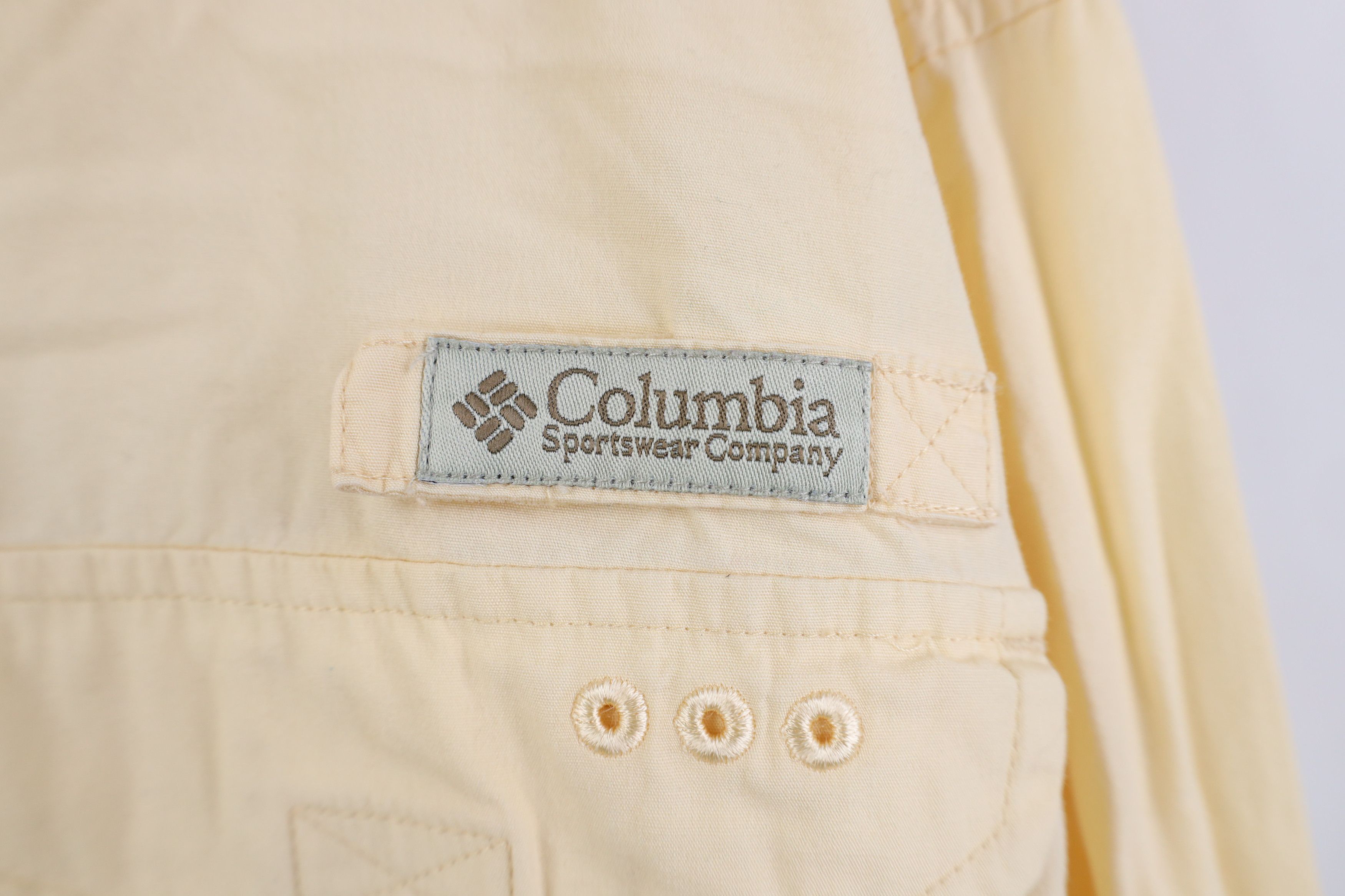 Columbia Vintage Columbia PFG Vented Fishing Button Down Shirt Yellow Size US L / EU 52-54 / 3 - 4 Thumbnail