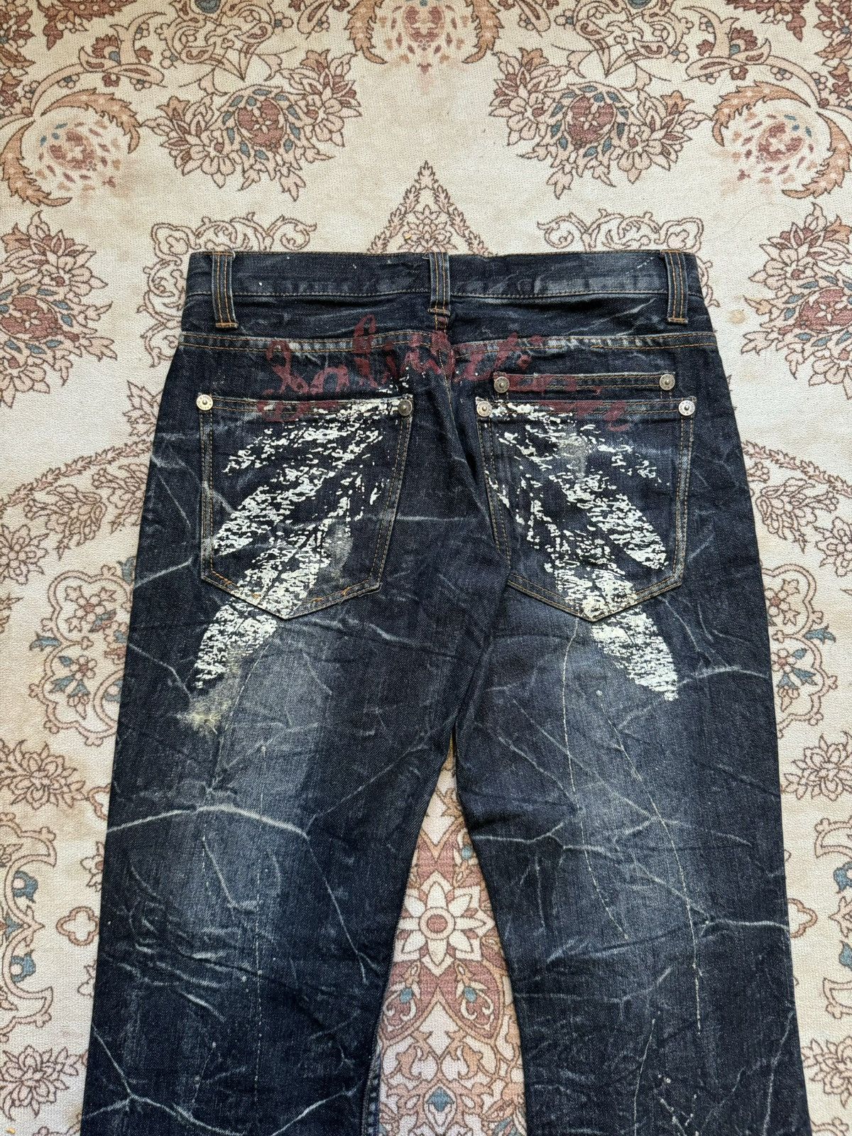 Vintage Vintage Nylaus Japan Flare Jeans Size US 31 - 8 Thumbnail