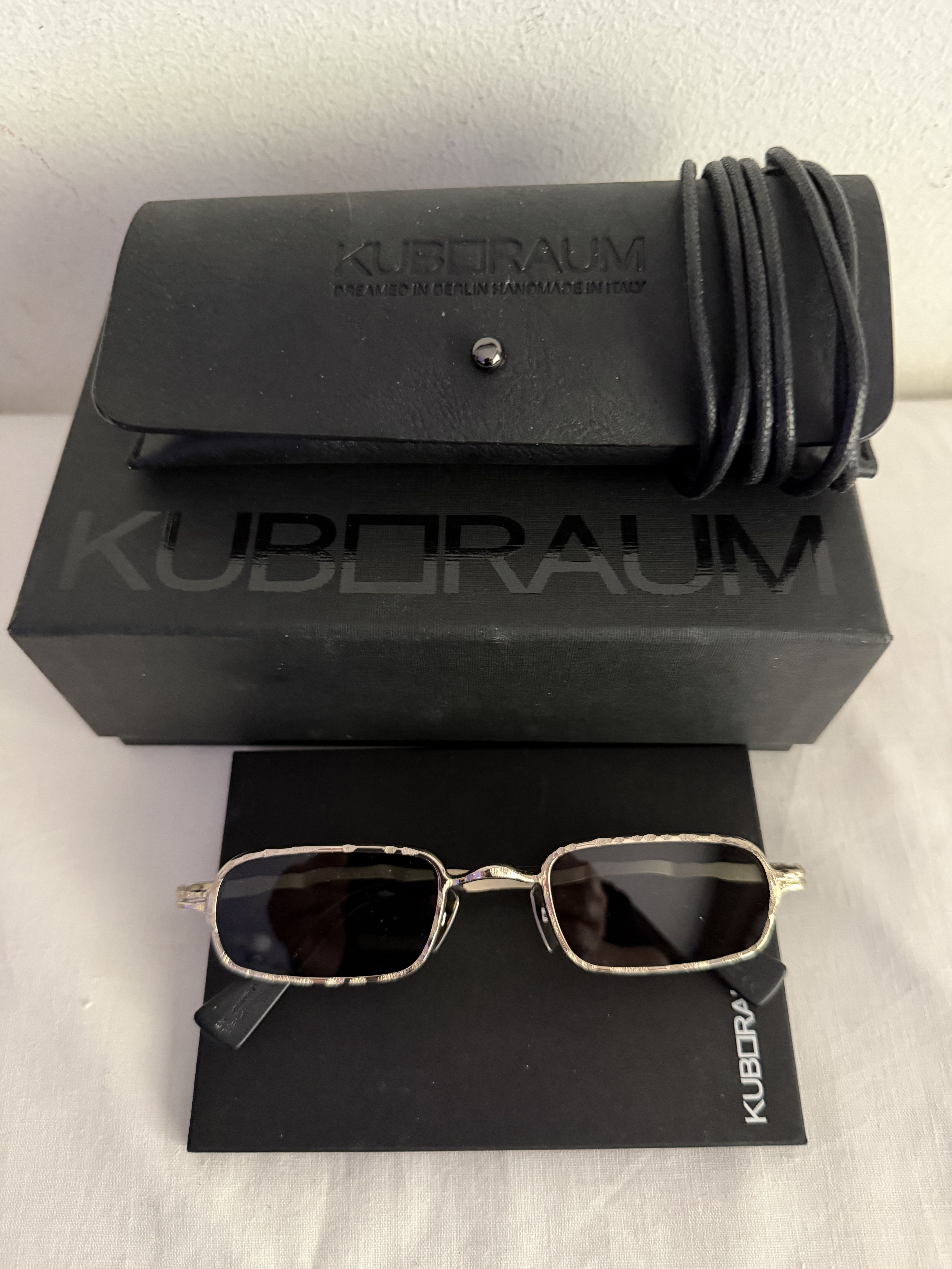 Kuboraum Kuboraum Mask Z18 Hand-Hammered Sunglasses Size ONE SIZE - 2 Thumbnail