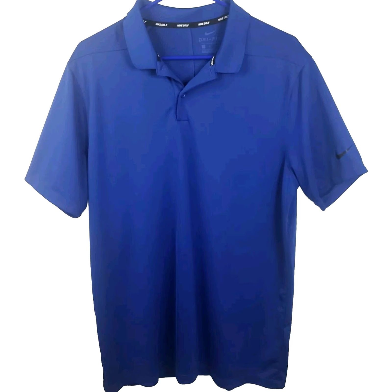Nike Nike Golf Dri-Fit Polo Shirt Men's L Short Sleeve Blue Nike Golf Shirt Polo Athletic Swoosh Logo Free Navy? Size US L / EU 52-54 / 3 - 2 Thumbnail