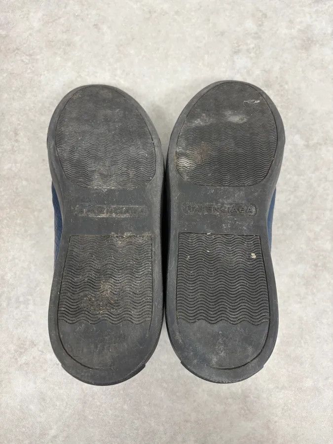 Balenciaga Balenciaga Arena Low Navy Leather Sneakers Size US 8.5 / EU 41-42 - 8 Thumbnail
