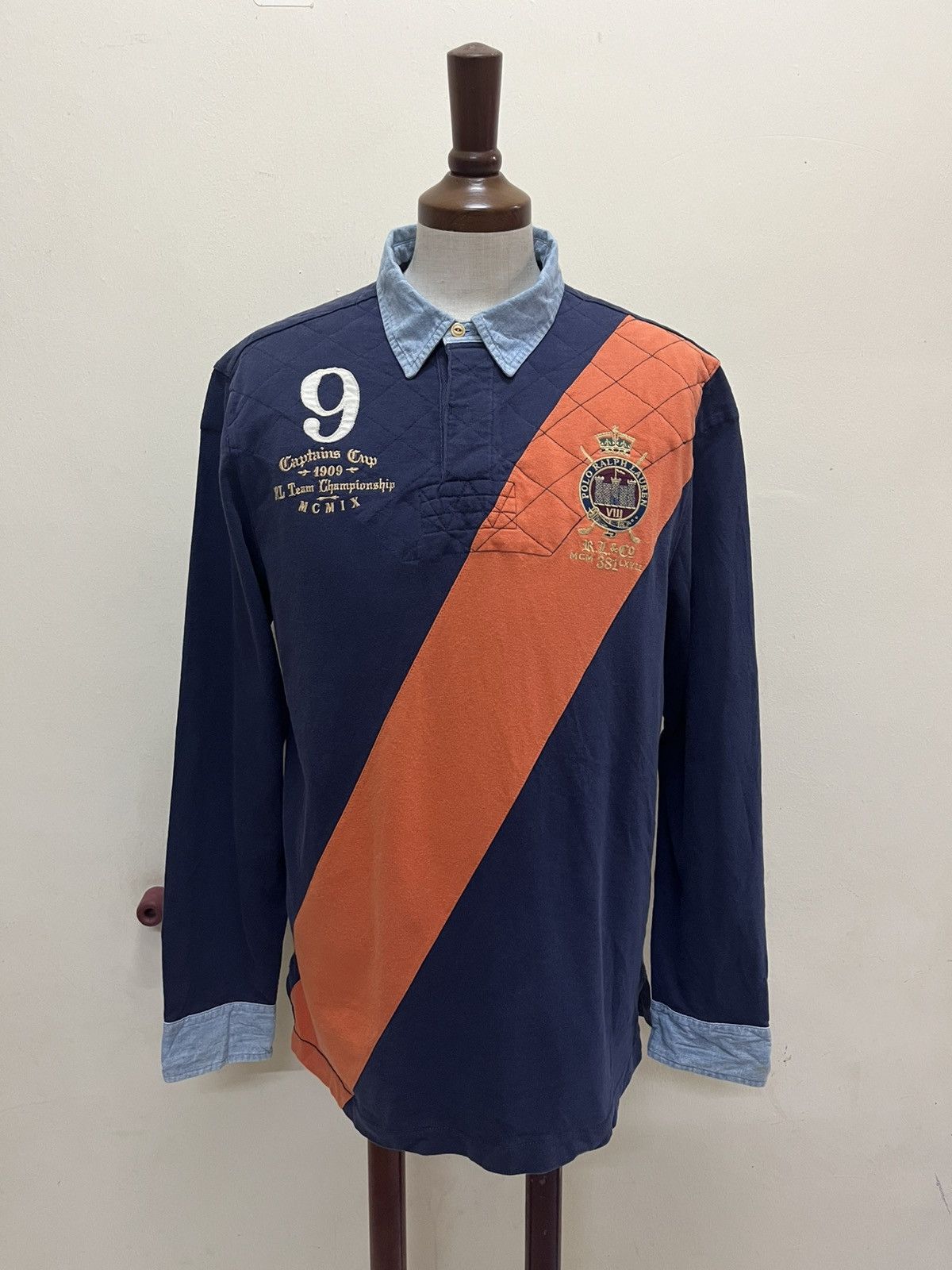 Polo Ralph Lauren Vintage Polo Ralph Laurent Custom Fit Size US XL / EU 56 / 4 - 7 Thumbnail