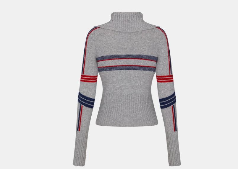 Dior o1w1db10425 144S77A Stand-Collar Sweater in Grey Size XS / US 0-2 / IT 36-38 - 2 Thumbnail