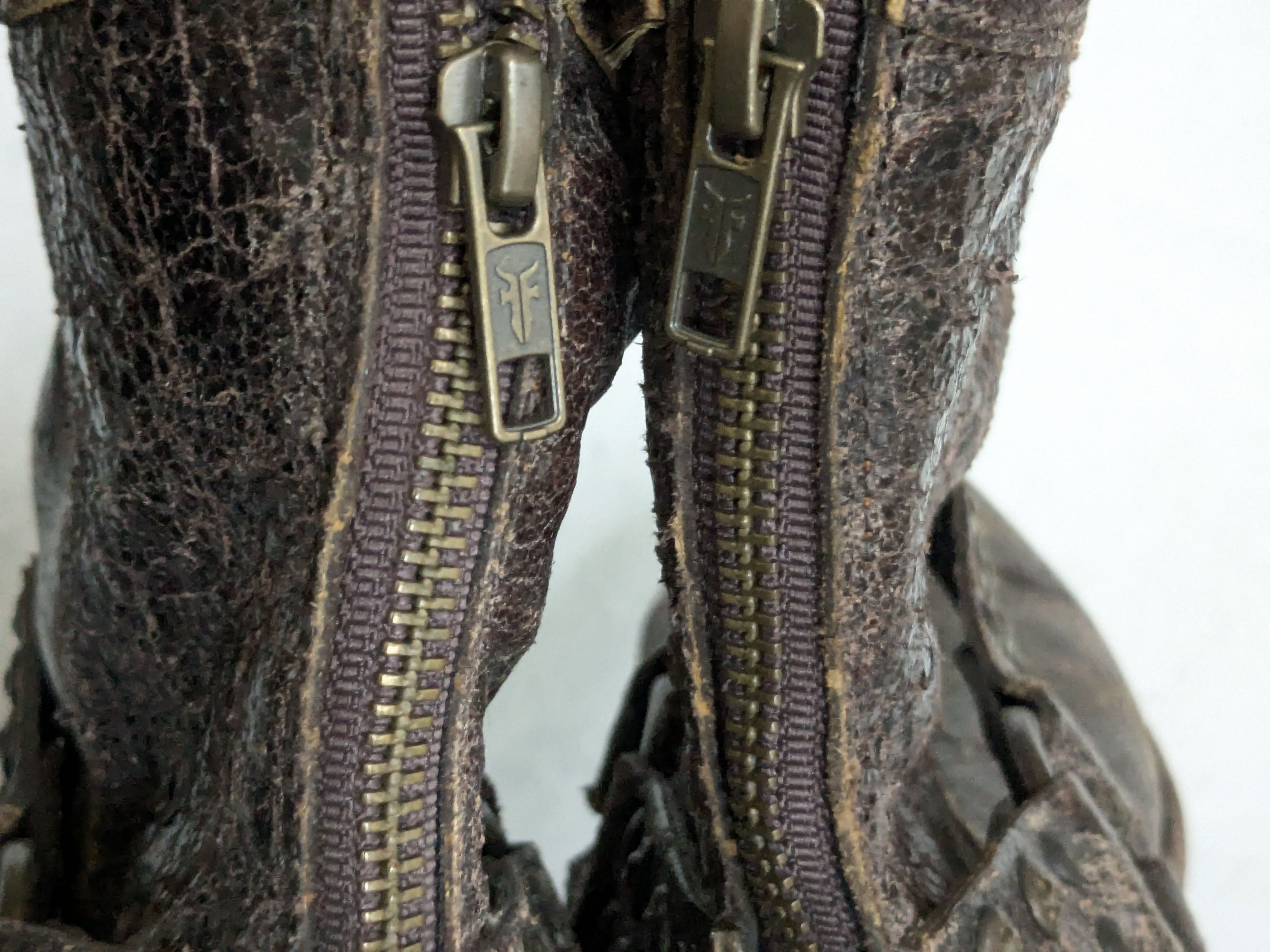 Frye Frye Harness Boots Brown Leather 8.5 Motorcycle Biker Size US 8.5 / EU 41-42 - 16 Thumbnail