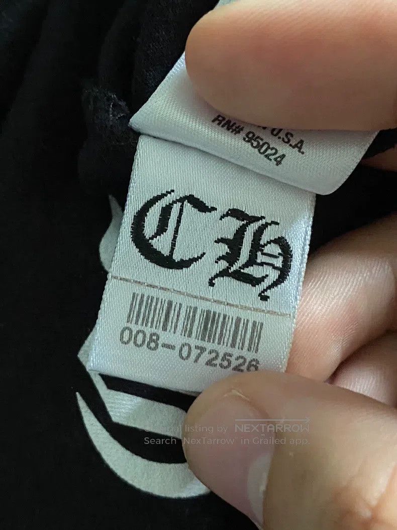 Chrome Hearts CHROME HEARTS Size XS Deep V-neck black pocket three cross Size US XS / EU 42 / 0 - 9 Thumbnail