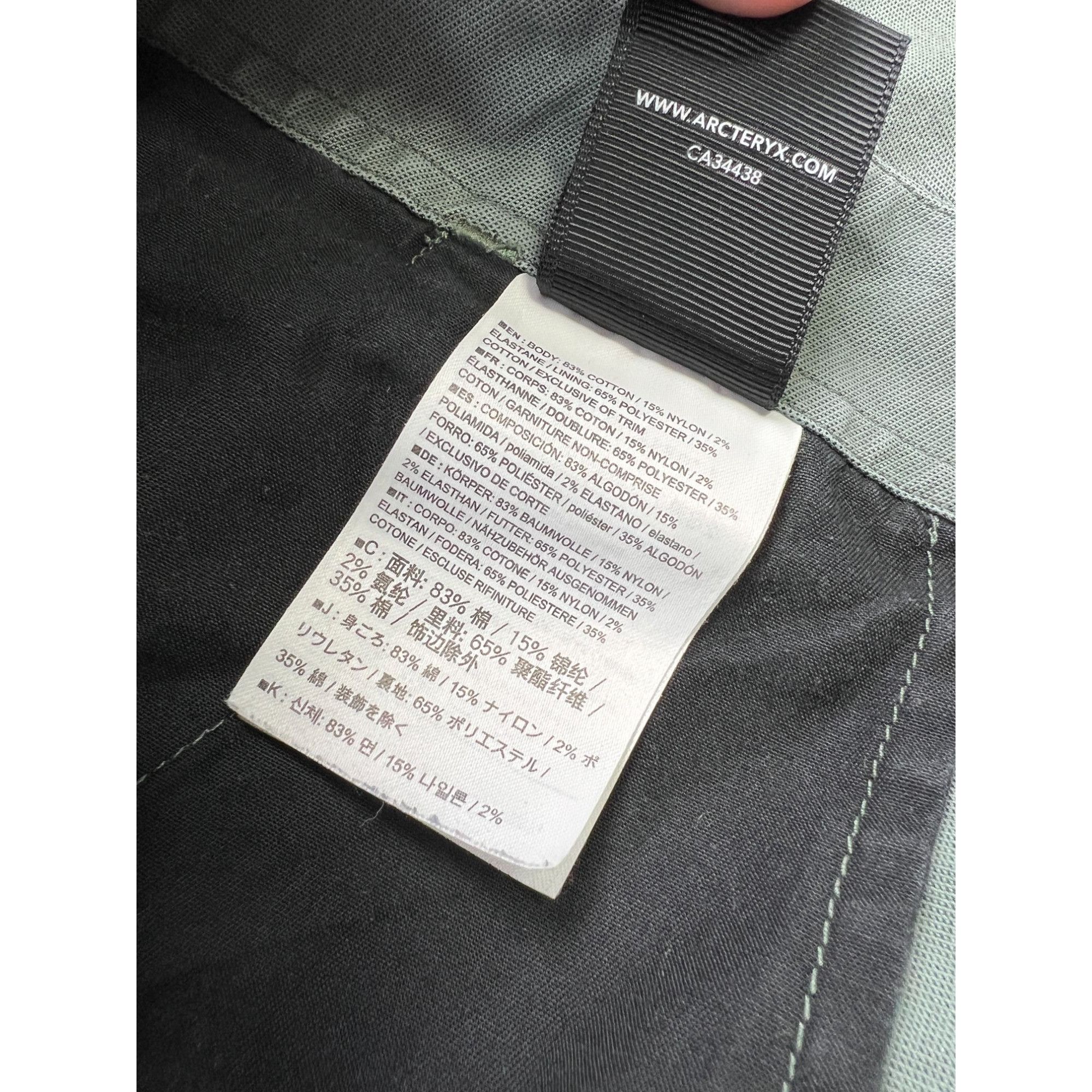 Arc'teryx Arc'teryx Cotton Blend Cargo Pants (Y0986) Size 28" / US 6 / IT 42 - 13 Thumbnail