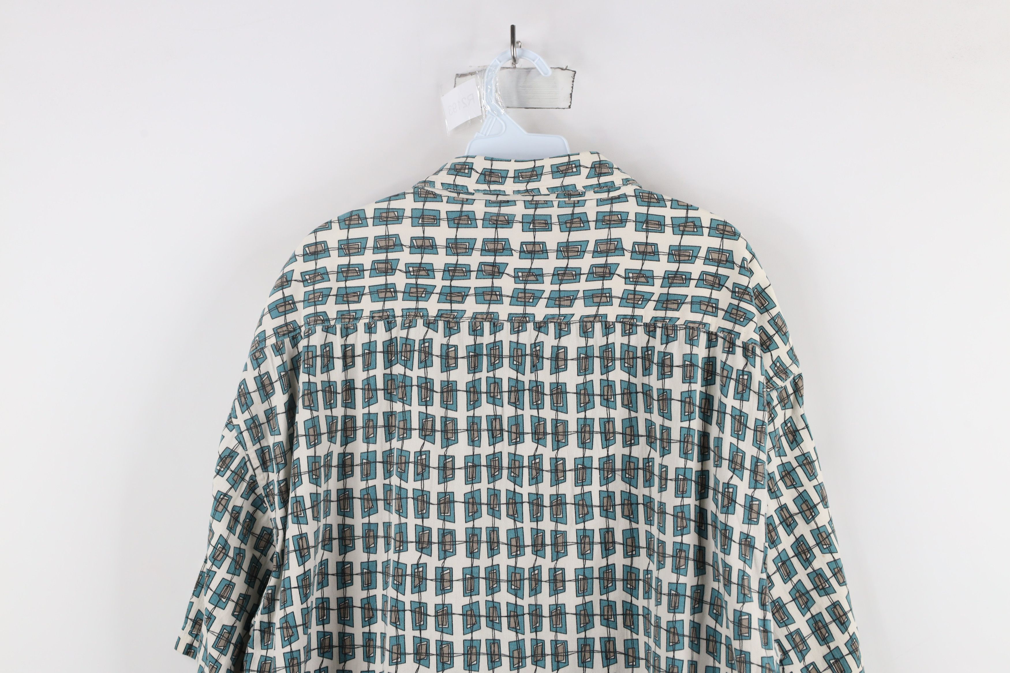 Vintage Vintage 90s Streetwear Fit Short Sleeve Button Shirt Cotton Size US XL / EU 56 / 4 - 9 Thumbnail
