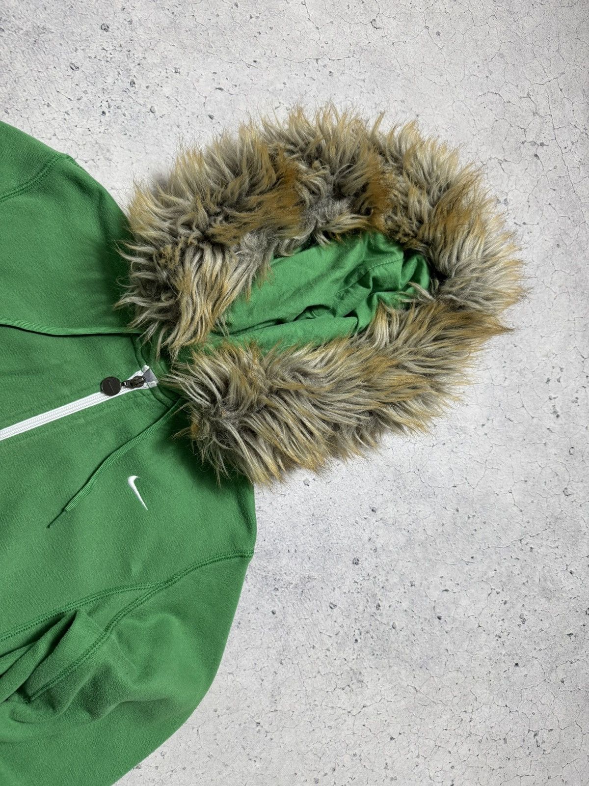 Nike Nike Women’s Fur Full Zip Hoodie Vintage Size M Y2K Size M / US 6-8 / IT 42-44 - 5 Thumbnail