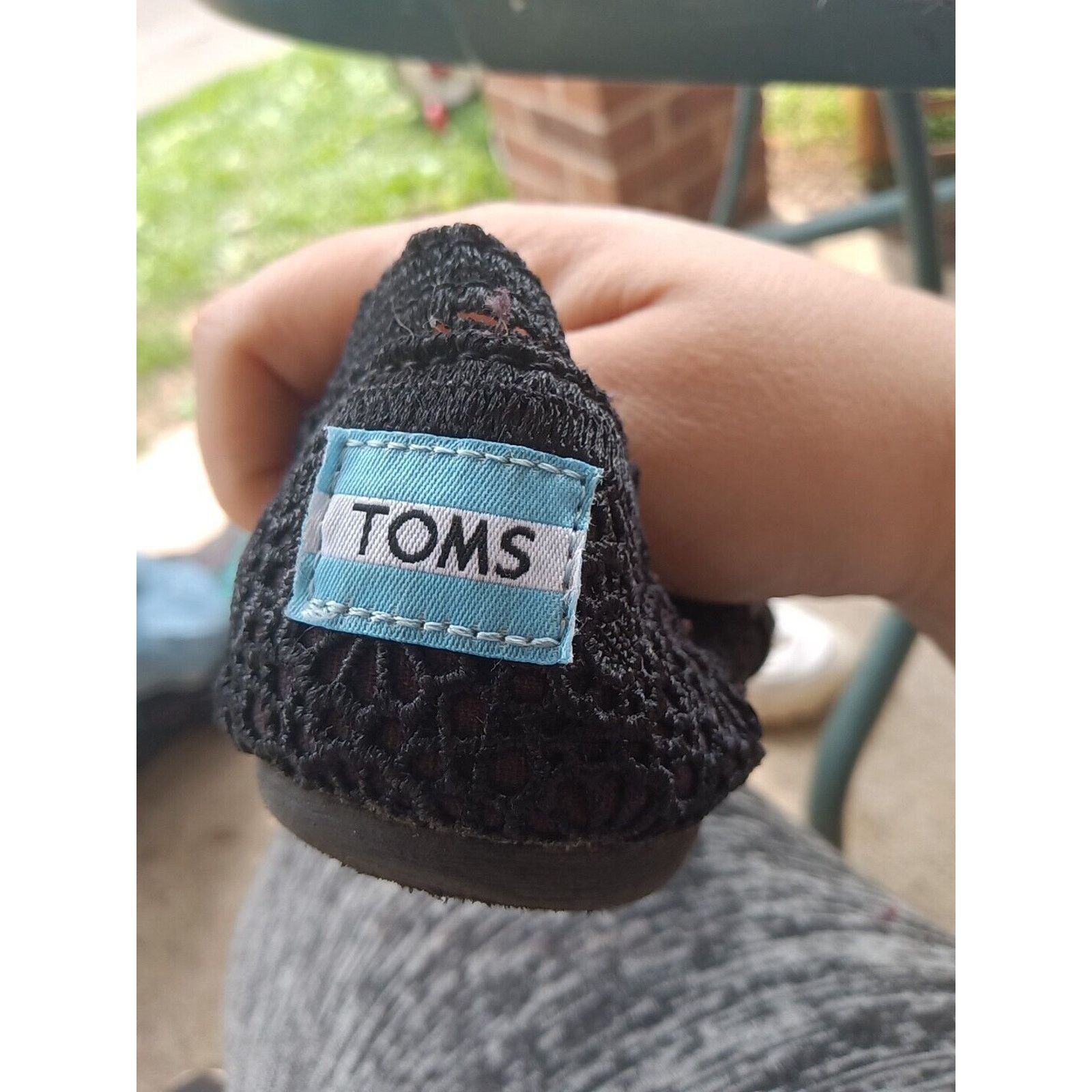 Toms TOMS Black Floral Lace Classic Slip On Women’s Shoe Sz 5.5 Size US 5.5 / IT 35.5 - 4 Thumbnail