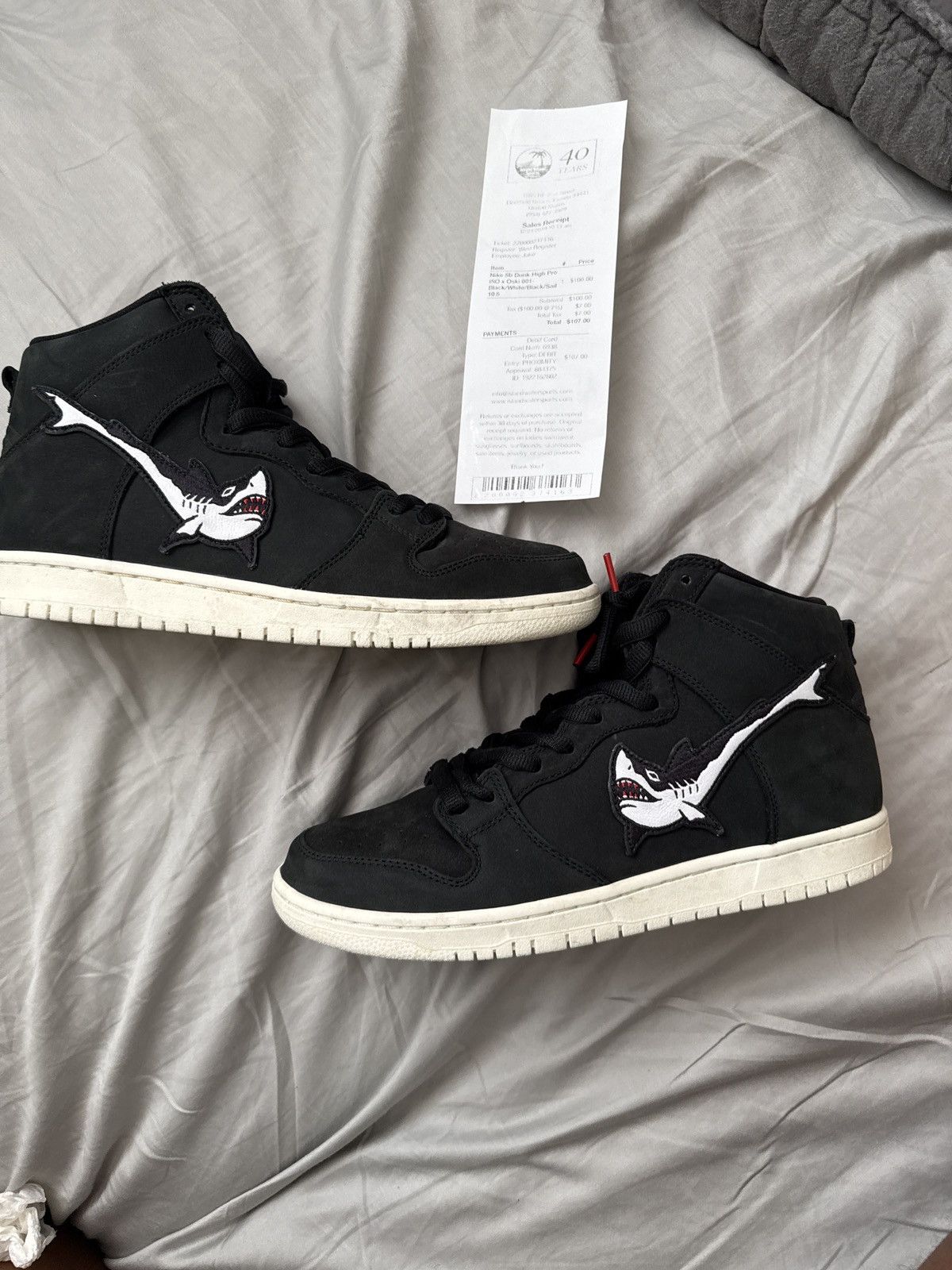 Nike SB Nike SB X Oski shark hi pro Size US 10.5 / EU 43-44 - 4 Thumbnail
