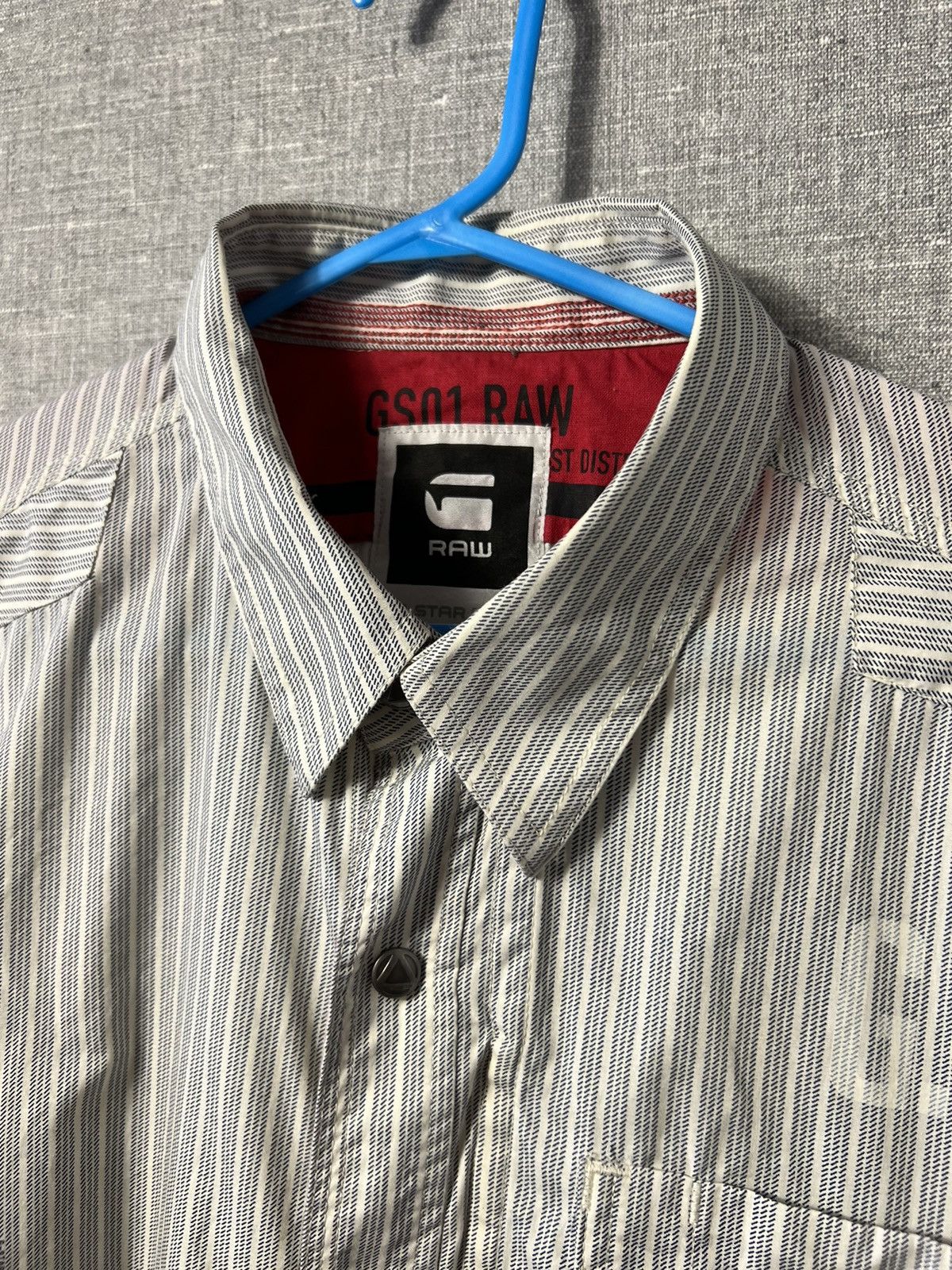 G-Star Rare G-Star RAW Ne 5620 Skye Zip Shirt Long Sleeve With Logo Size US XL / EU 56 / 4 - 10 Thumbnail