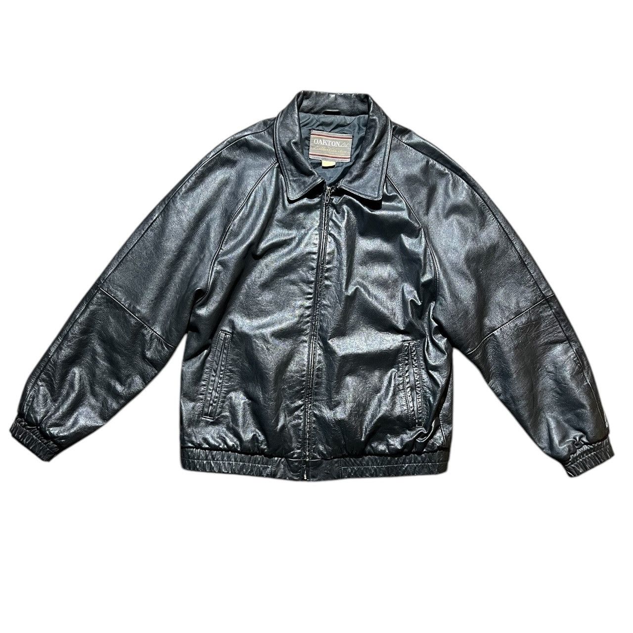 Other × Vintage Vintage Oaken Ltd Leather Collection Jacket Size US L / EU 52-54 / 3 - 1 Thumbnail