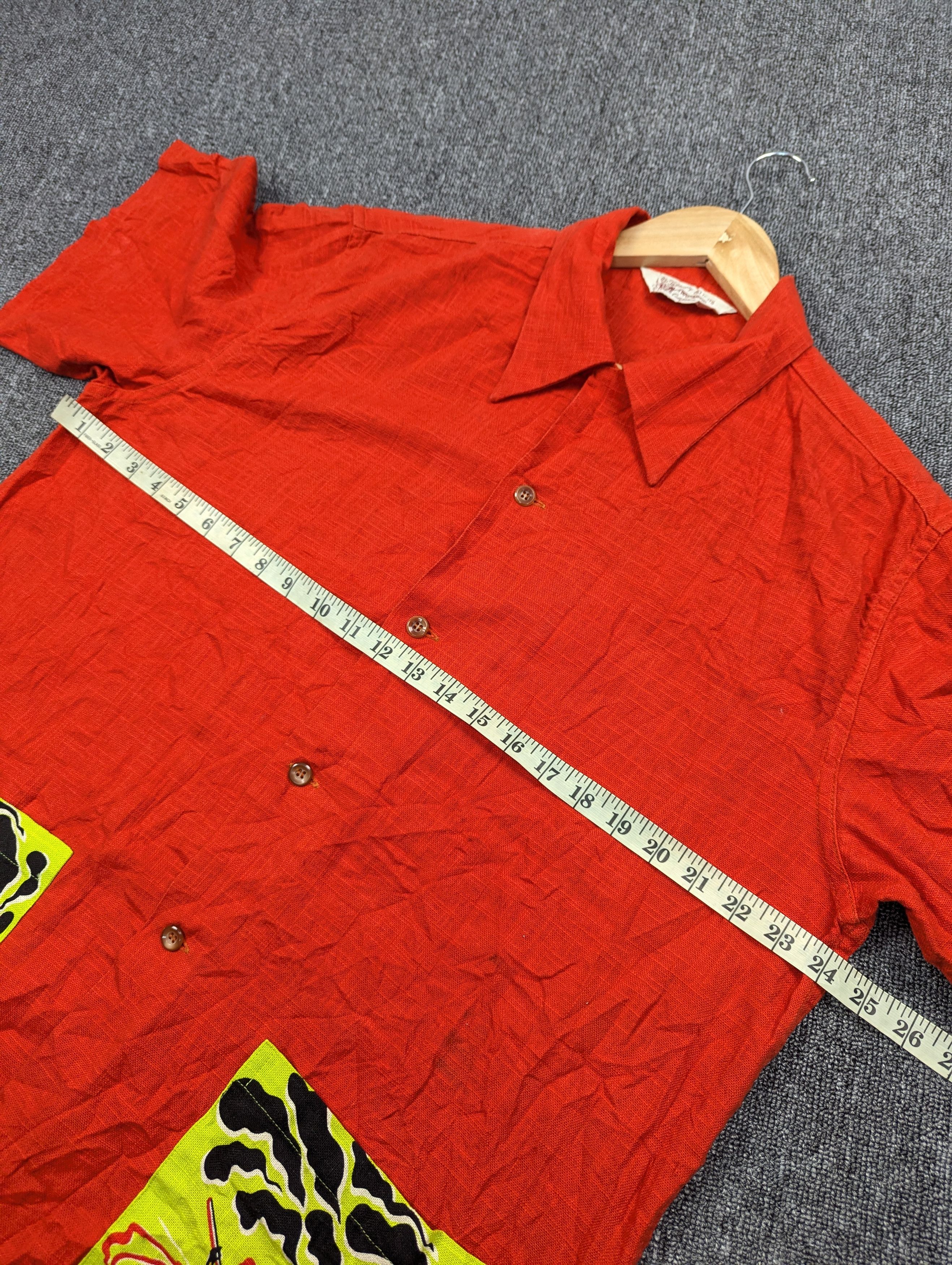 Sun Surf 1950s Sunsurf Torch Fisherman Back Panel Aloha Shirt Size US XL / EU 56 / 4 - 11 Thumbnail
