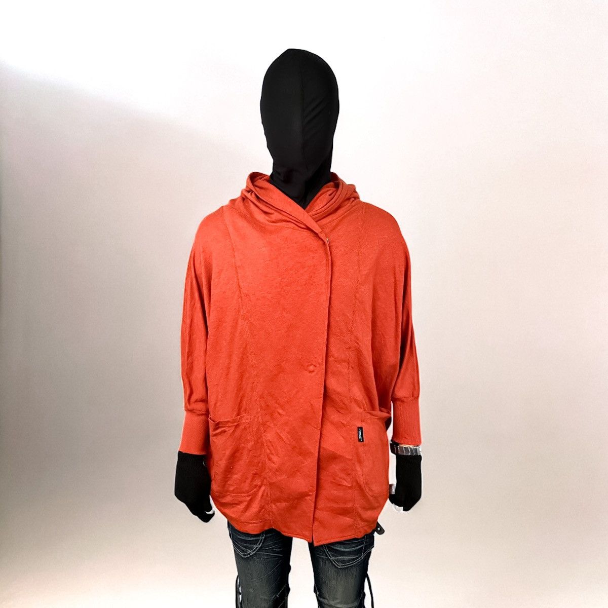 Issey Miyake × Japanese Brand × mercibeaucoup RARE Mercibeaucoup Asymetrical Button Hooded Cotton Jacket Size US M / EU 48-50 / 2 - 3 Thumbnail