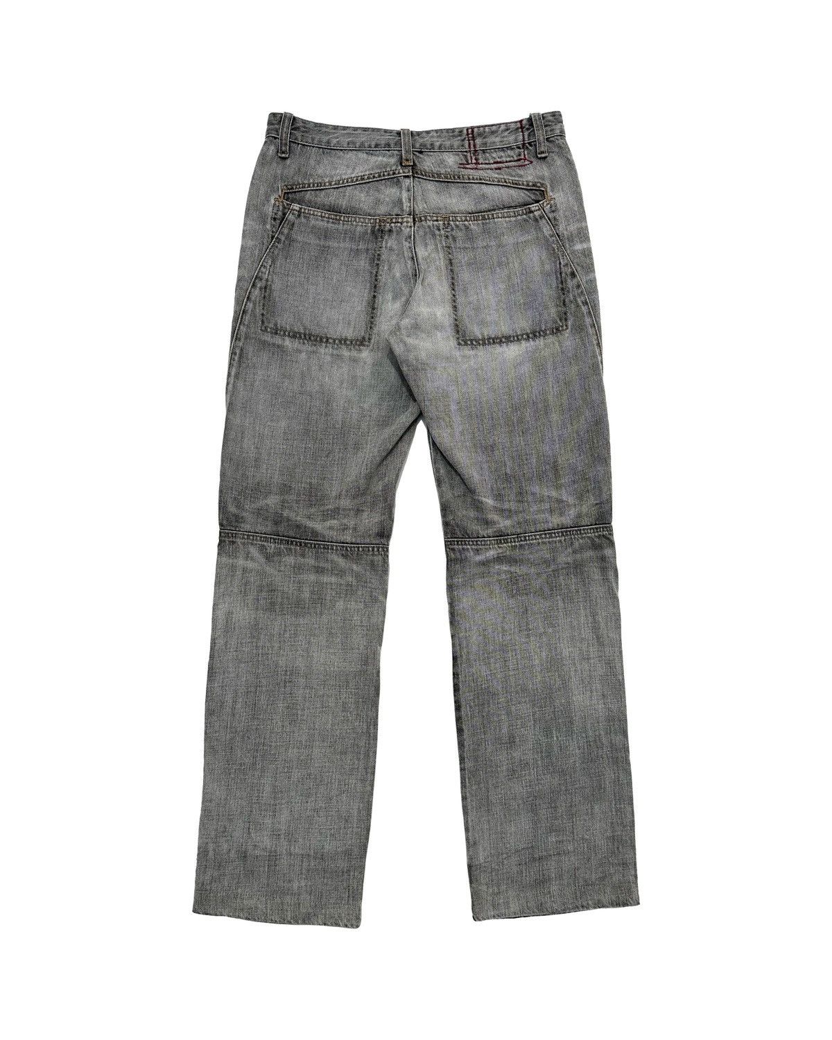 Marithe + Francois Girbaud × Vintage Marithe Francois Girbaud Biker Denim Jeans Size US 31 - 5 Thumbnail