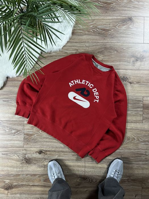 Nike athletic vintage sweatshirt hot sale