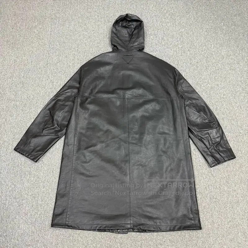 Prada Prada M Black Leather Men's Coat. Size US M / EU 48-50 / 2 - 2 Thumbnail