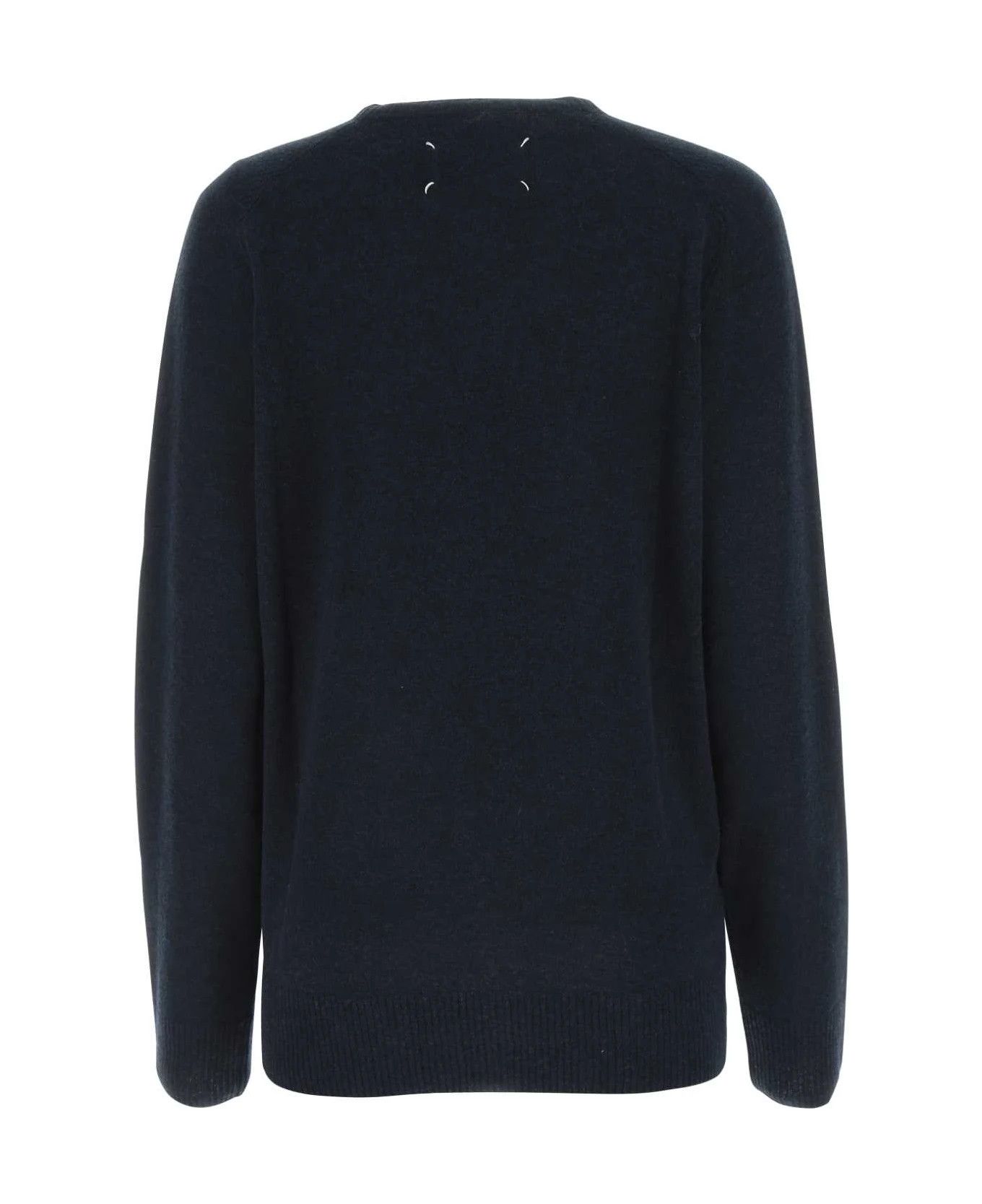 Maison Margiela o1y0625 Sweater in Midnight Blue Size S / US 4 / IT 40 - 2 Thumbnail
