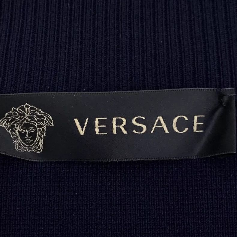Versace Versace Medusa head embroidered zipper long sleeve knit ja Size US M / EU 48-50 / 2 - 5 Thumbnail