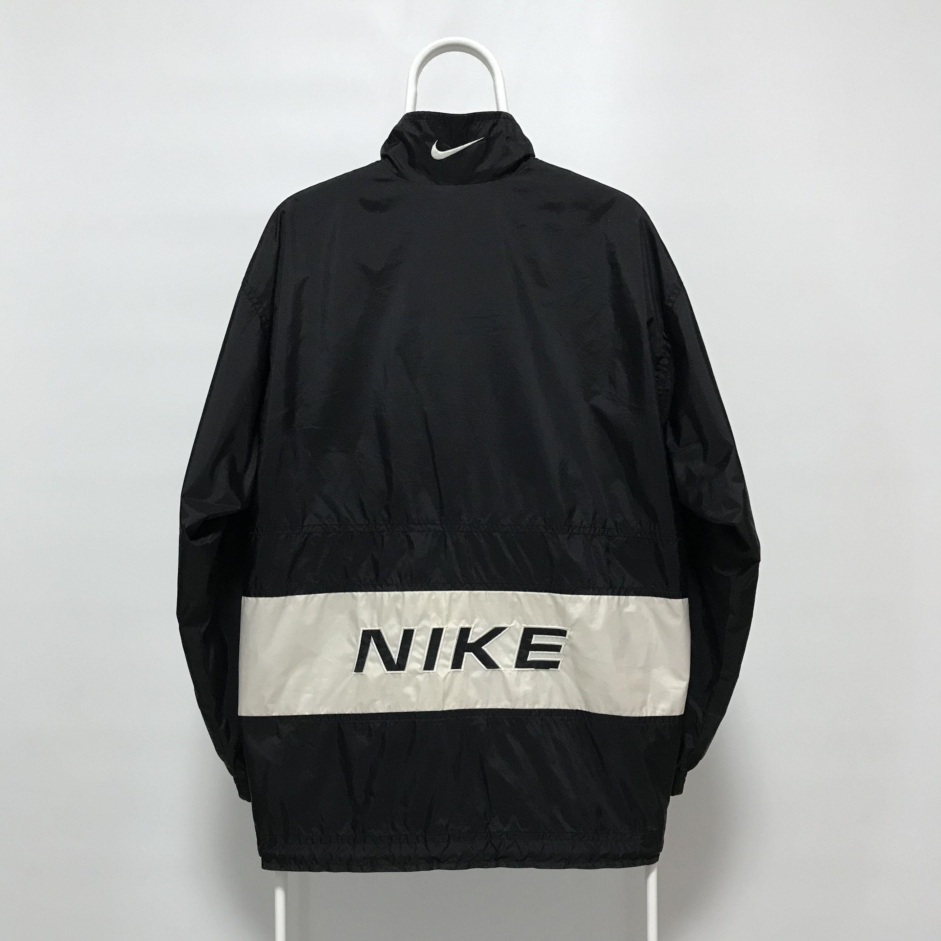 Nike NIKE Vintage Jacket Oversized Big Logo 90s Rare Coach Size US M / EU 48-50 / 2 - 2 Thumbnail