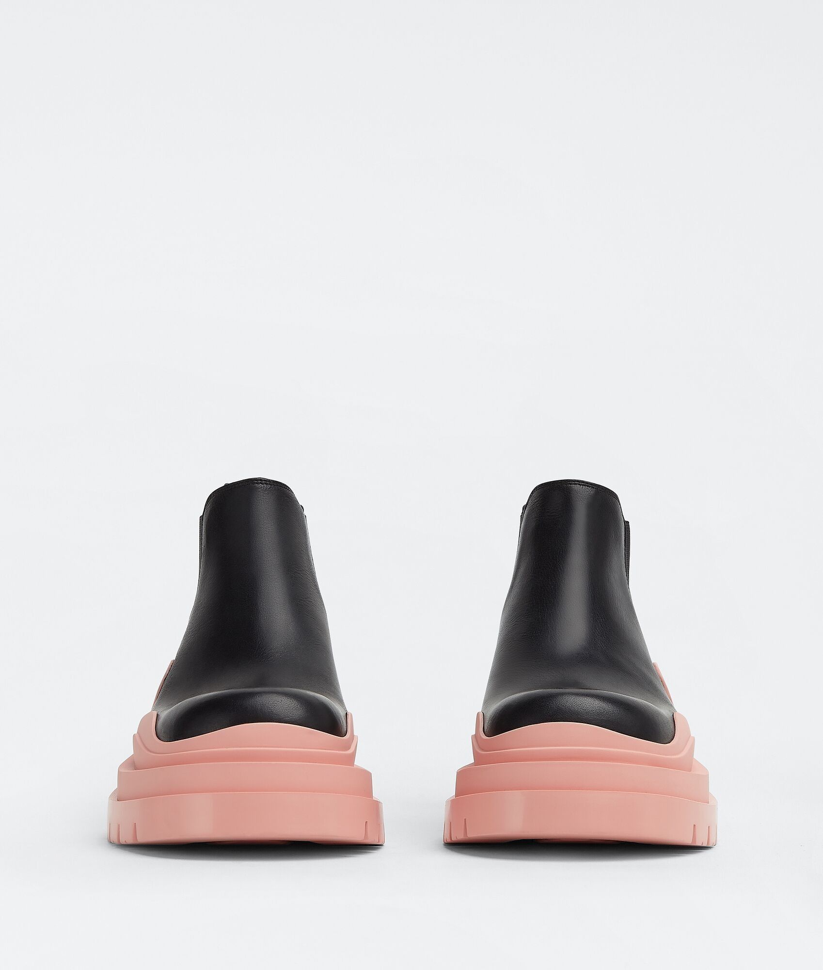 Bottega Veneta o1n1vont1224 Tire Ankle Chelsea Boots in Black/Peachy Size US 10 / IT 40 - 2 Thumbnail