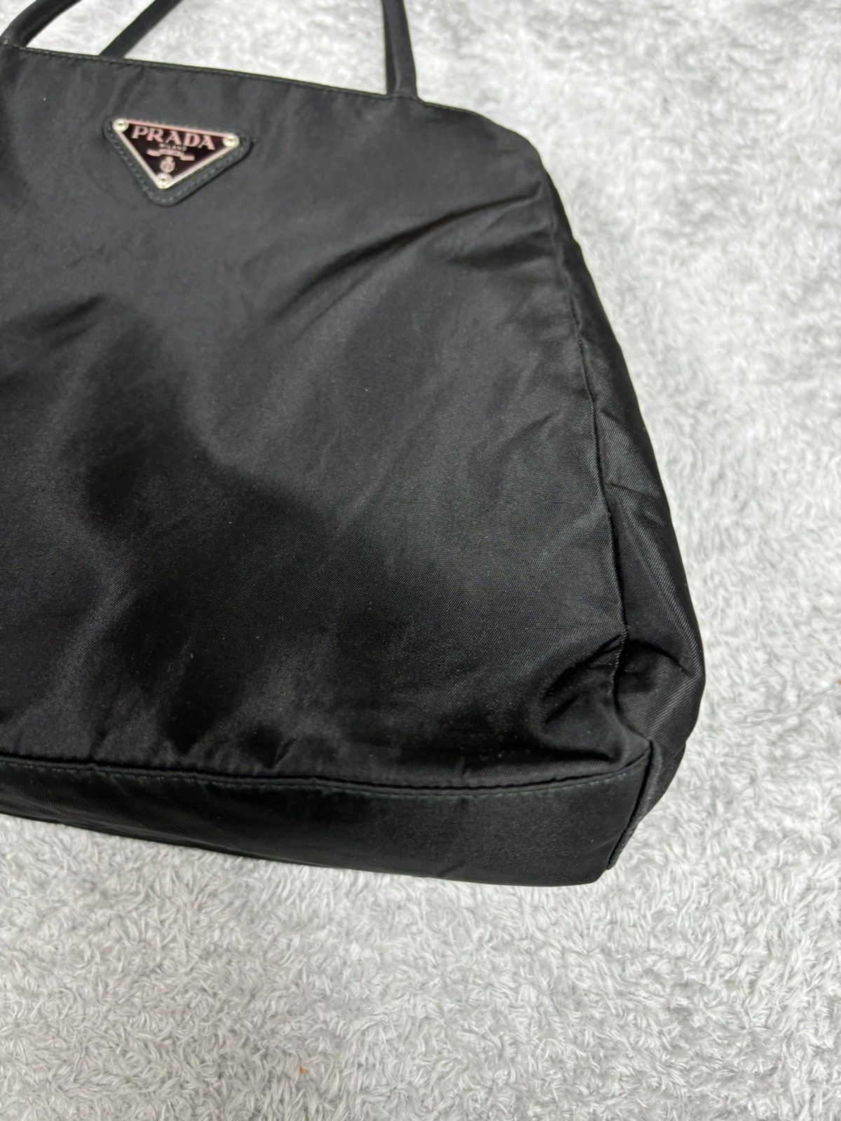 Prada Prada Black Nylon Tote Bag Size ONE SIZE - 5 Thumbnail