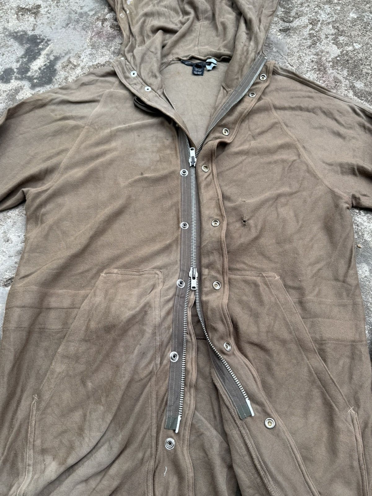 Marc Jacobs Marc Jacobs Military Trashed Hoodie Jacket Size US M / EU 48-50 / 2 - 6 Thumbnail