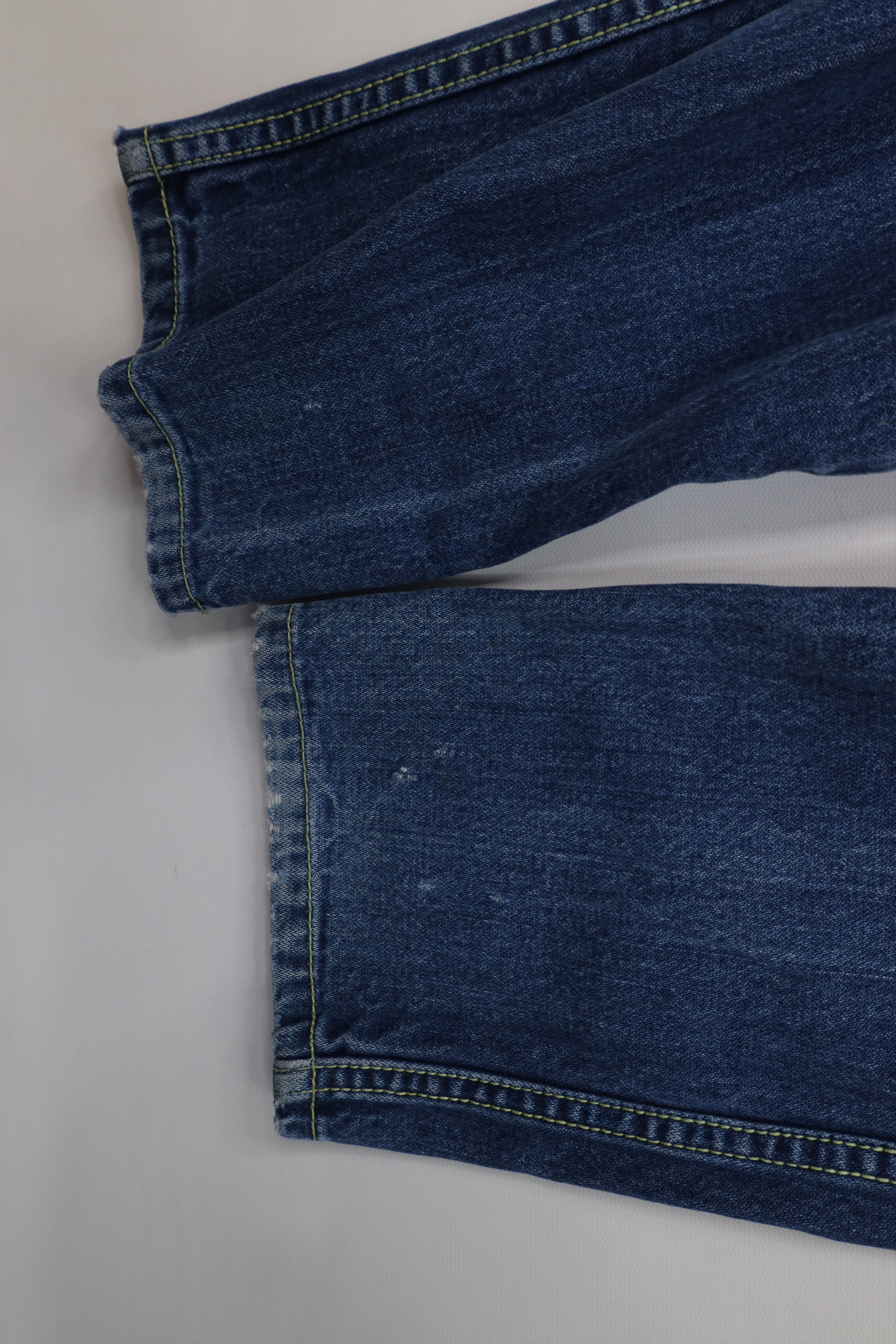 Vintage Vintage 90s Streetwear Straight Leg Denim Jeans Blue Size 30" / US 8 / IT 44 - 13 Thumbnail