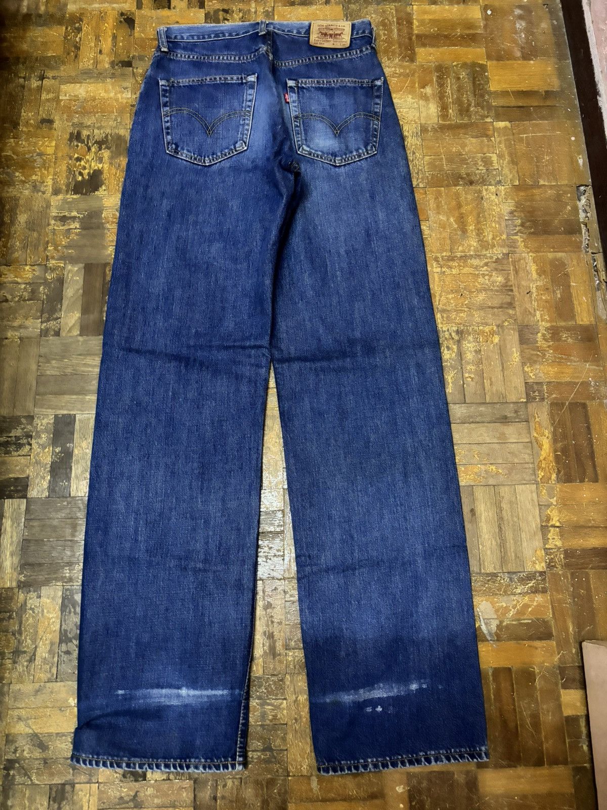Jean × Levi's × Vintage VINTAGE LEVIS 504 SELVEDGE MEN JEANS (SIZE 31) Size US 31 - 8 Thumbnail