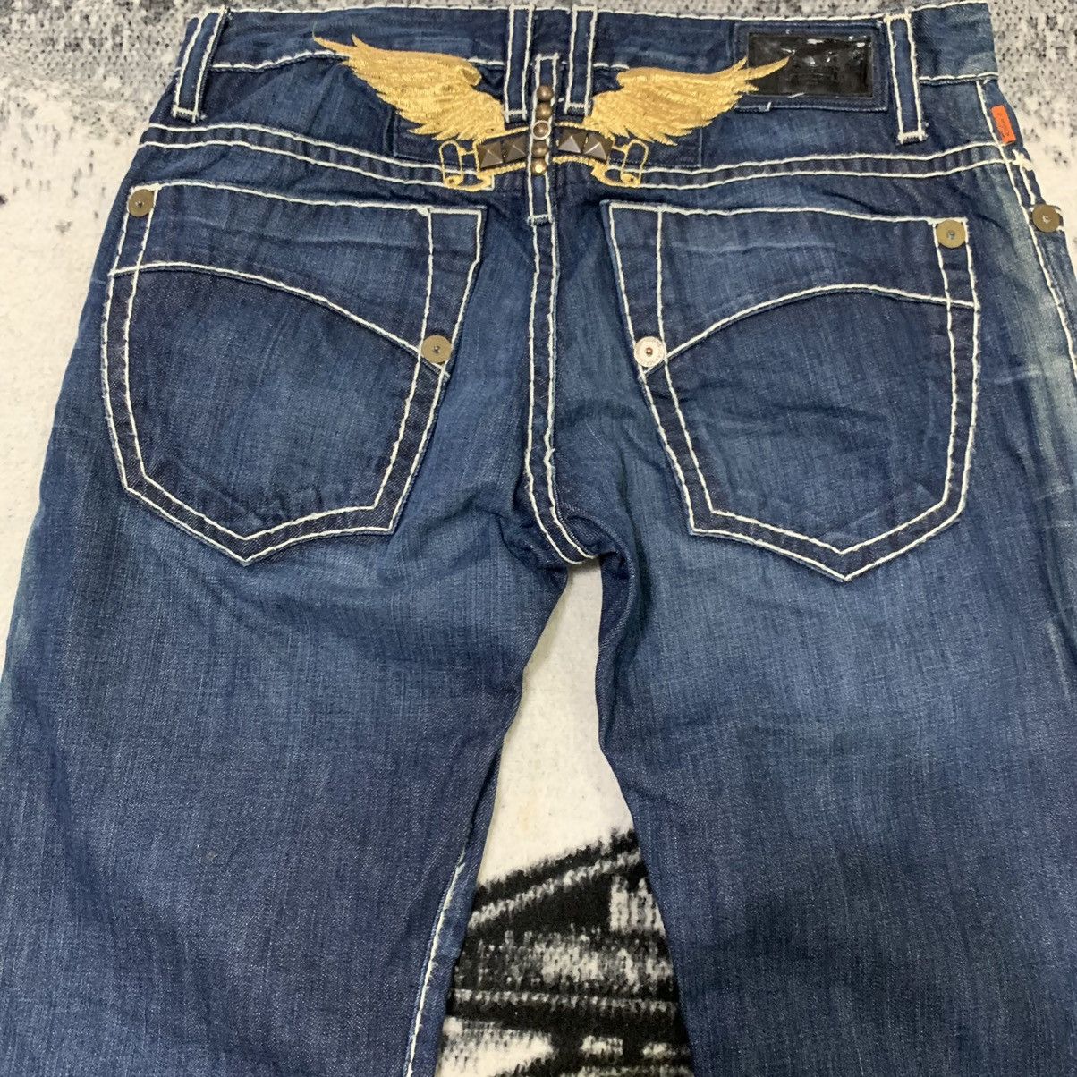 Robins Jeans Vintage Robin’s Art Embroidered Wings Back Bootcut Jeans Size US 32 / EU 48 - 9 Thumbnail