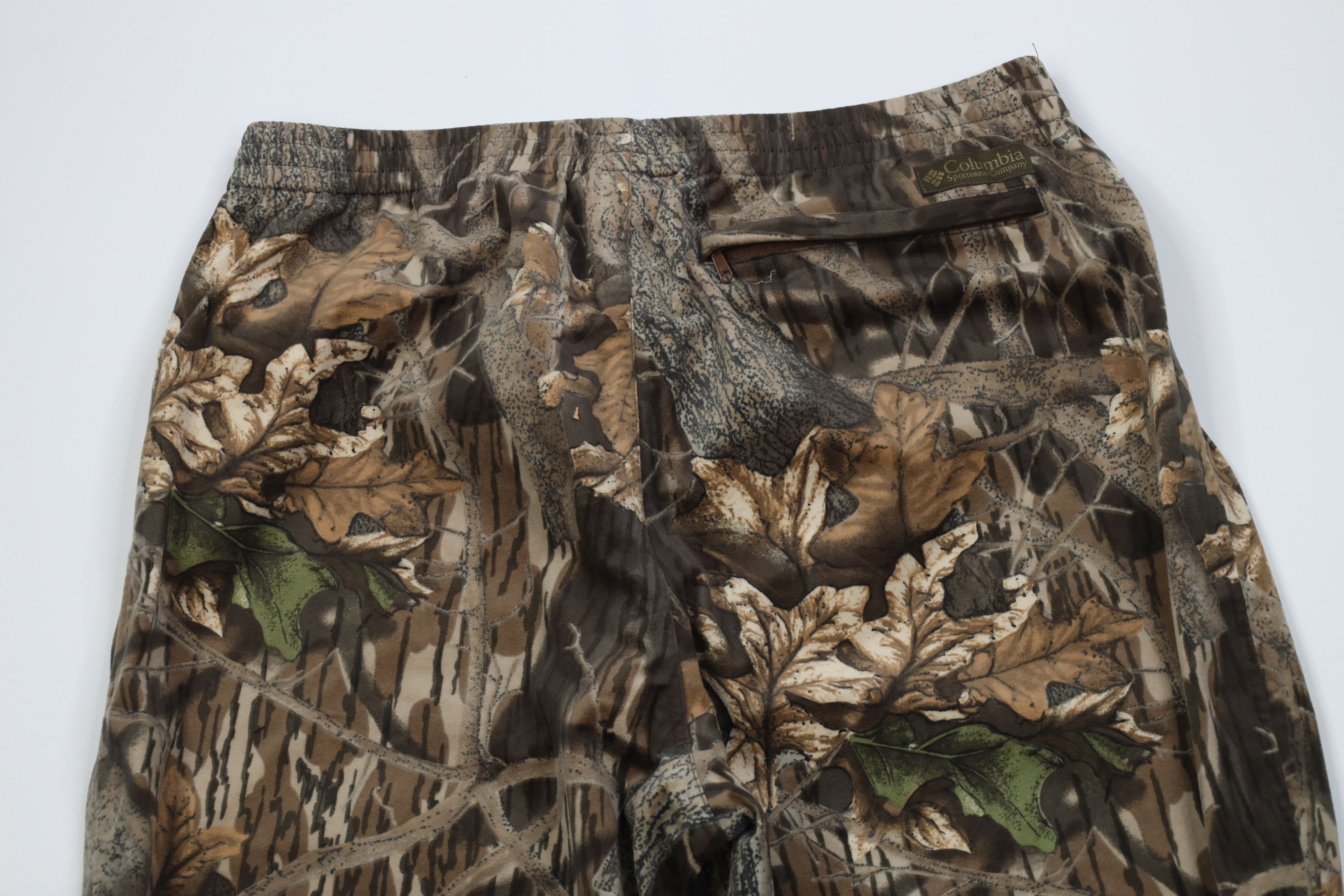 Columbia Vintage 90s Columbia Mossy Oak Chamois Cloth Wide Leg Pants Size US 38 / EU 54 - 10 Thumbnail