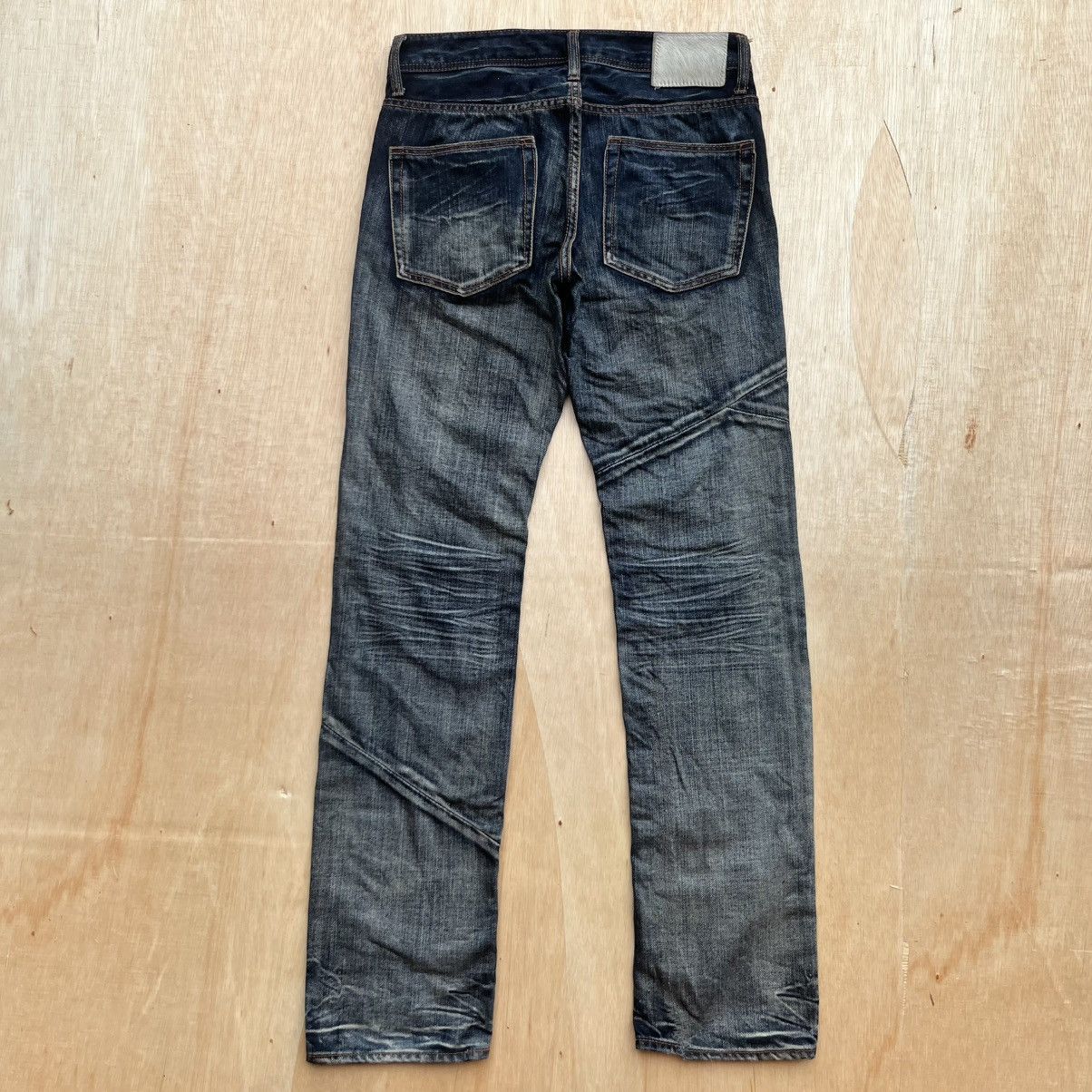 If Six Was Nine URBAN CRAFT JAPANESE BRAND DENIM DISTRESSED SLIM FIT Size US 31 - 7 Thumbnail
