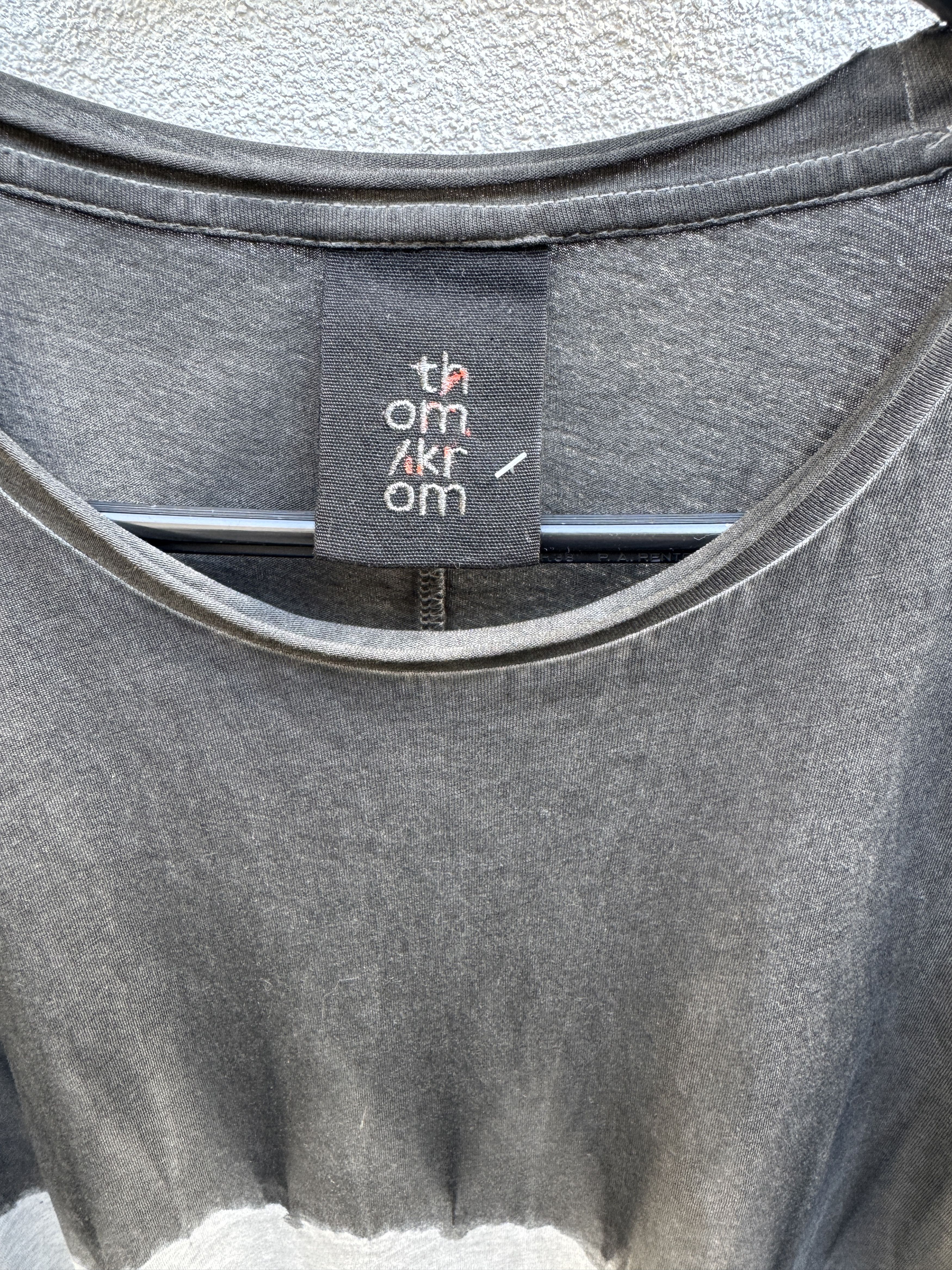 Thom Krom Thom Krom Tie Dye Beige/Ash Dark Brown Tshirt M Size US M / EU 48-50 / 2 - 3 Thumbnail