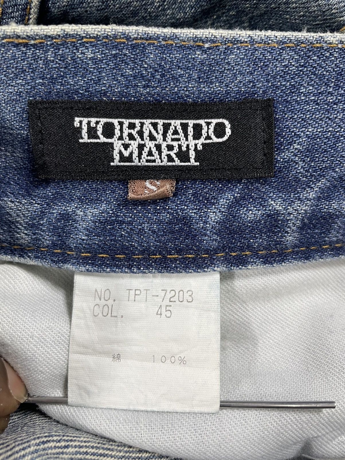 Japanese Brand Distressed Tornado Mart Flairs Cut Jeans Size US 32 / EU 48 - 12 Thumbnail