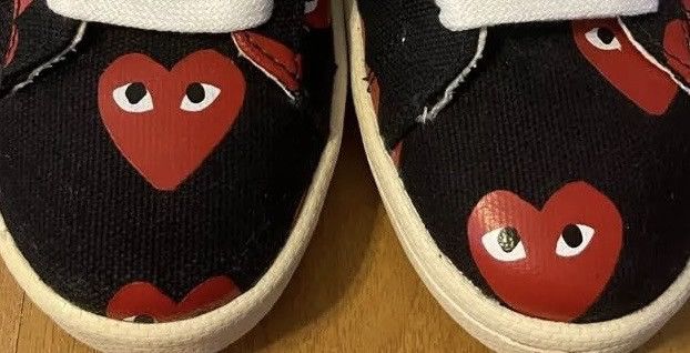 Comme des Garcons PLAY × Converse Vintage CDG Play Heart Converse Size US 11 / EU 44 - 5 Thumbnail