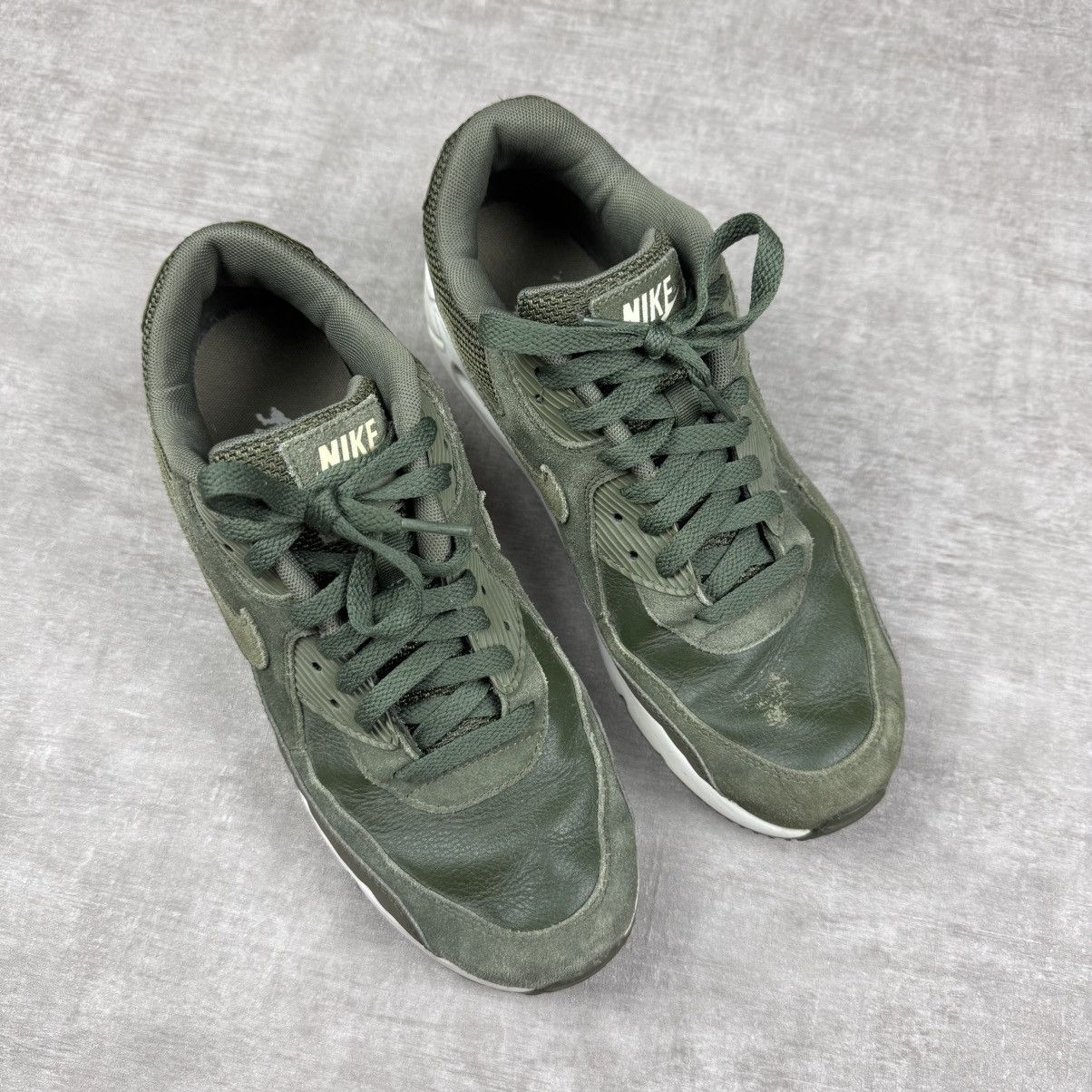 Nike Nike Air Max 90 Khaki Trainers Size US 8 / EU 41 - 4 Thumbnail