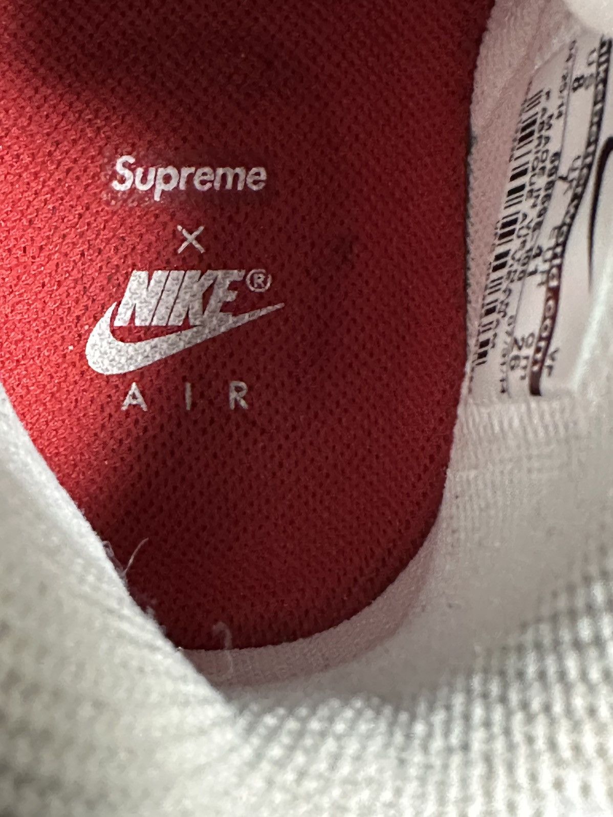 Nike × Supreme Supreme x Nike Air Force 1 one size 8 World Famous AF1 Size US 8 / EU 41 - 10 Thumbnail