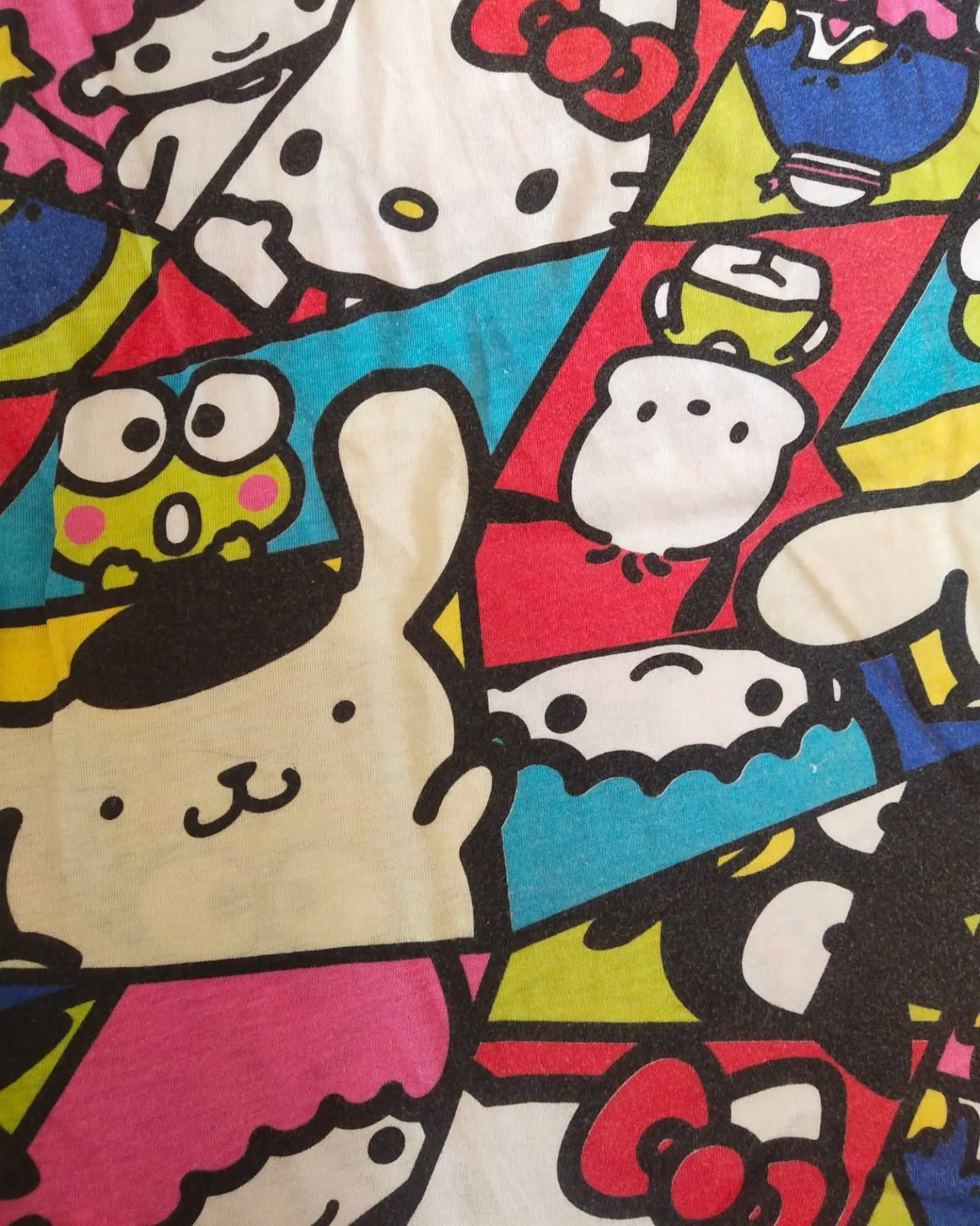 Anime × Cartoon Network × Japanese Brand Hello Kitty Sanrio Characters All Over Woman Tees Size M / US 6-8 / IT 42-44 - 3 Thumbnail