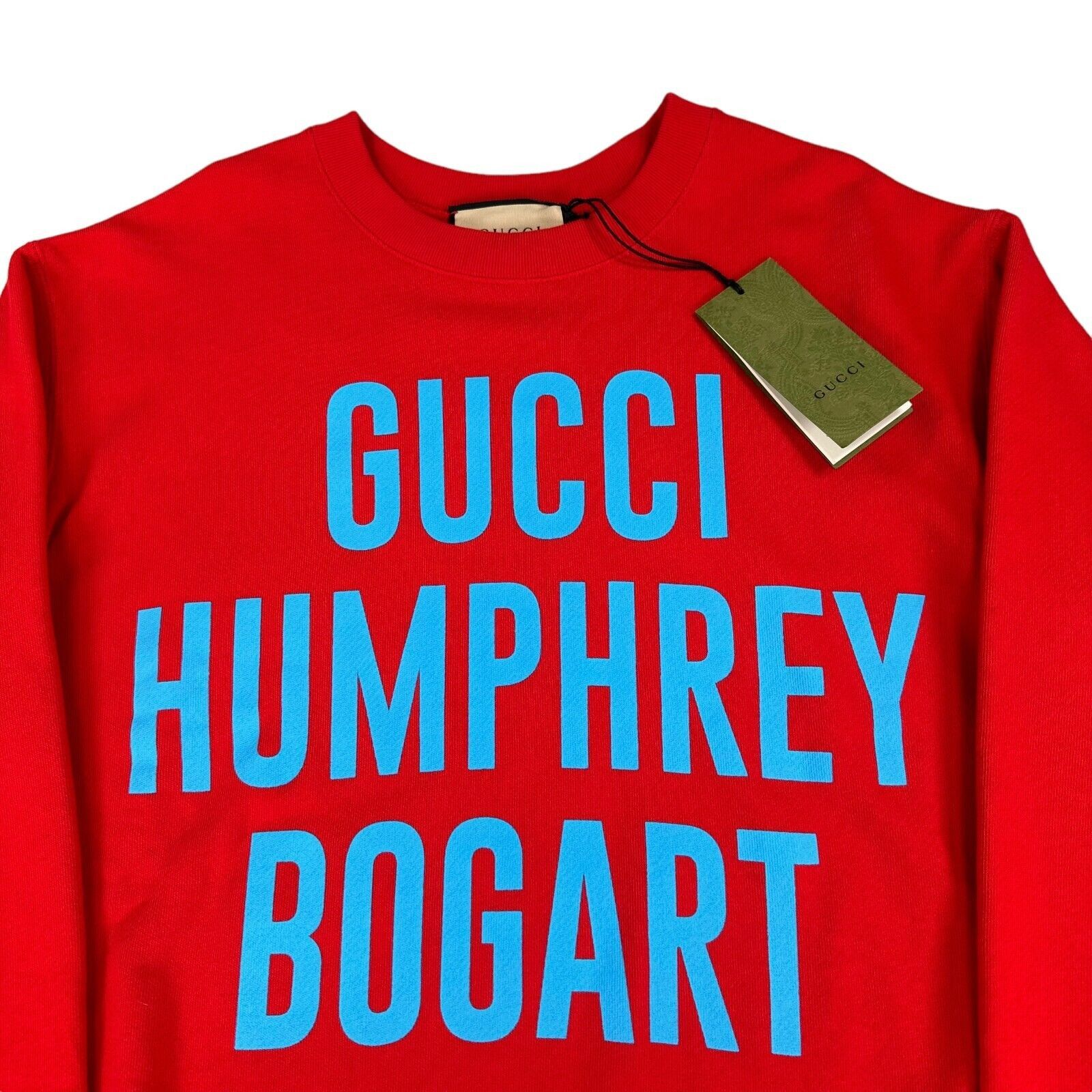 Gucci Gucci Size S Sweatshirt Red Humphrey Bogart Crewn Logo BNWT Size US S / EU 44-46 / 1 - 7 Thumbnail