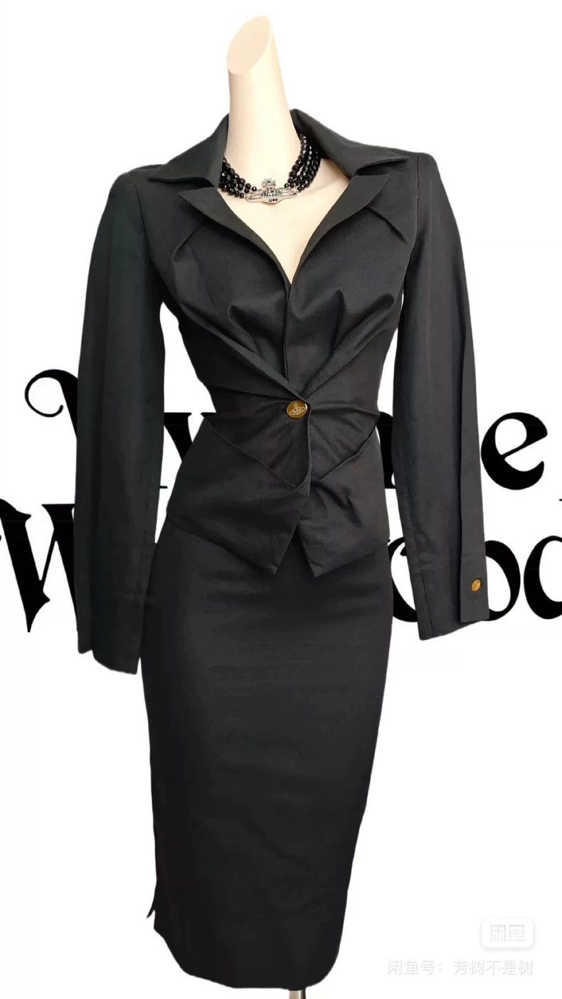 Vivienne Westwood Vivienne Westwood Black dress-up suit Size S / US 4 / IT 40 - 1 Thumbnail