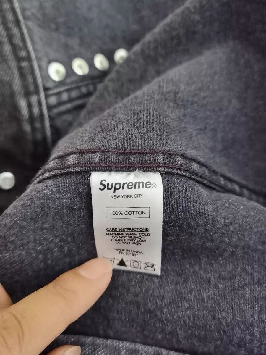 Supreme Supreme 17ss studded denim Trucker jacket black Size US L / EU 52-54 / 3 - 4 Thumbnail