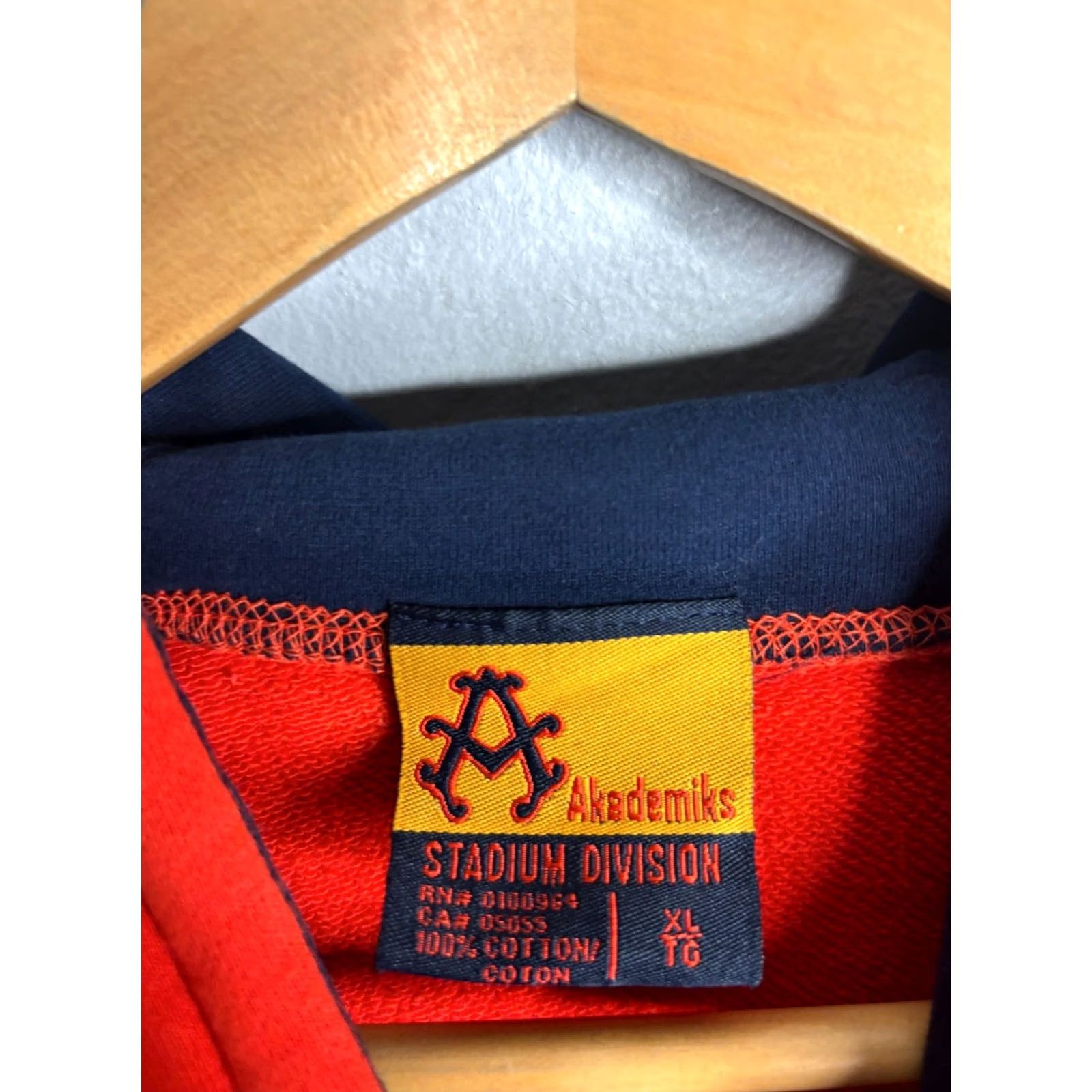 Akademiks Akademiks Hoodie Pullover Sweater Men's XL Orange 90s Y2K Size US XL / EU 56 / 4 - 4 Thumbnail