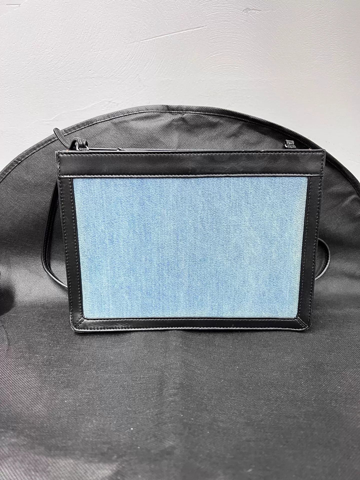 Balenciaga Balenciaga distressed denim envelope bag men's 20x15 Size ONE SIZE - 2 Thumbnail