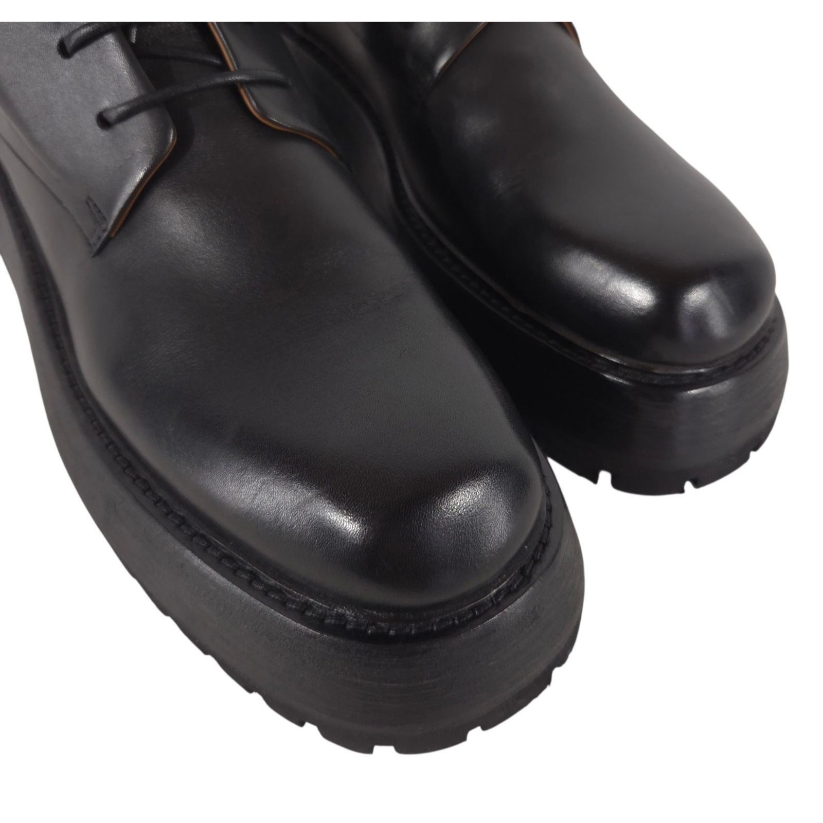 Marsell Marsell Platform Ankle Boots US 10 EU 40 Women Black Leather Size US 10 / IT 40 - 3 Thumbnail