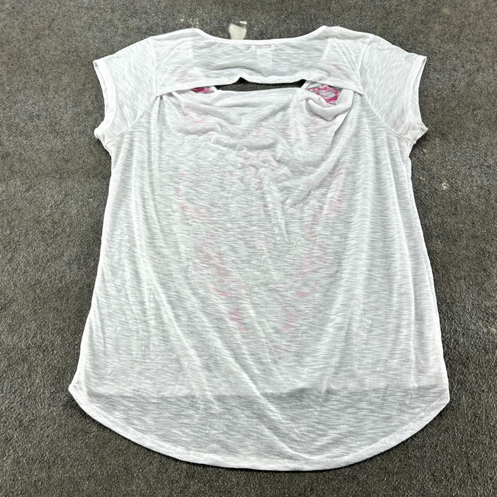 Vintage VINTAGE Appropriate Behavior T-Shirt Women 2XL White Cap Sleeve Rhinestone Butterfly Crew Neck Cotton Knit Basic Short Sleeve Pullover Casual Size XXL / US 16-18 / IT 52-54 - 3 Thumbnail
