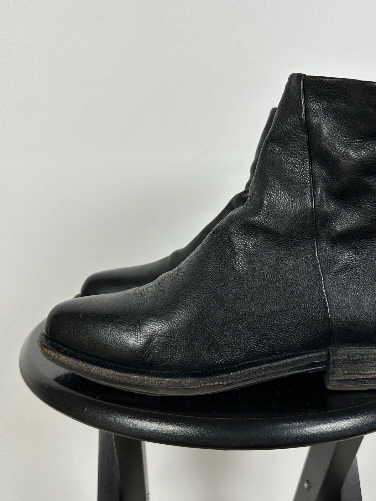 A.S.98 A.S.98. Airstep Black Leather Biker Ankle Boots Size US 8 / IT 38 - 13 Thumbnail