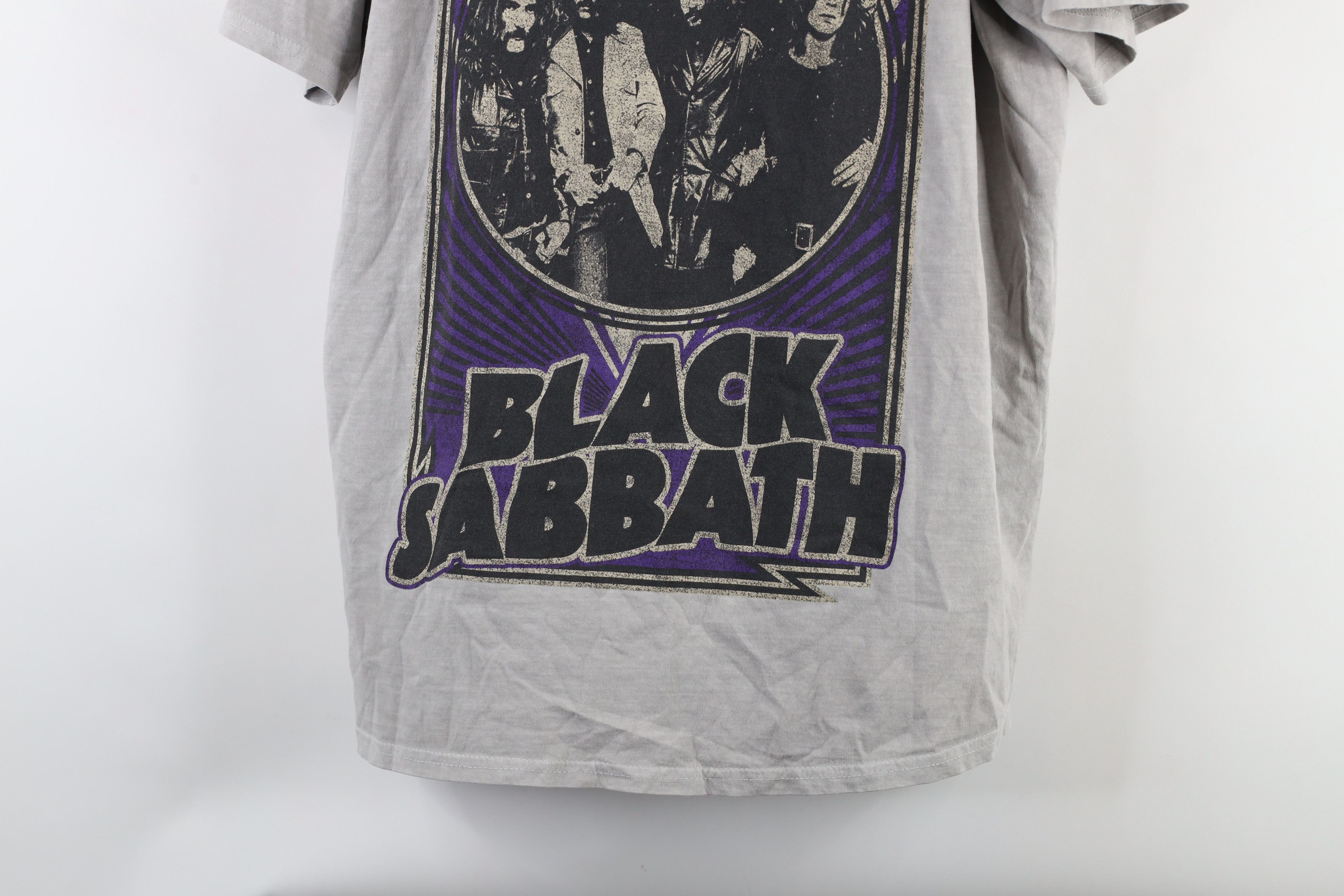 Vintage Retro Black Sabbath Spell Out Short Sleeve Band T-Shirt Gray Size US S / EU 44-46 / 1 - 3 Thumbnail