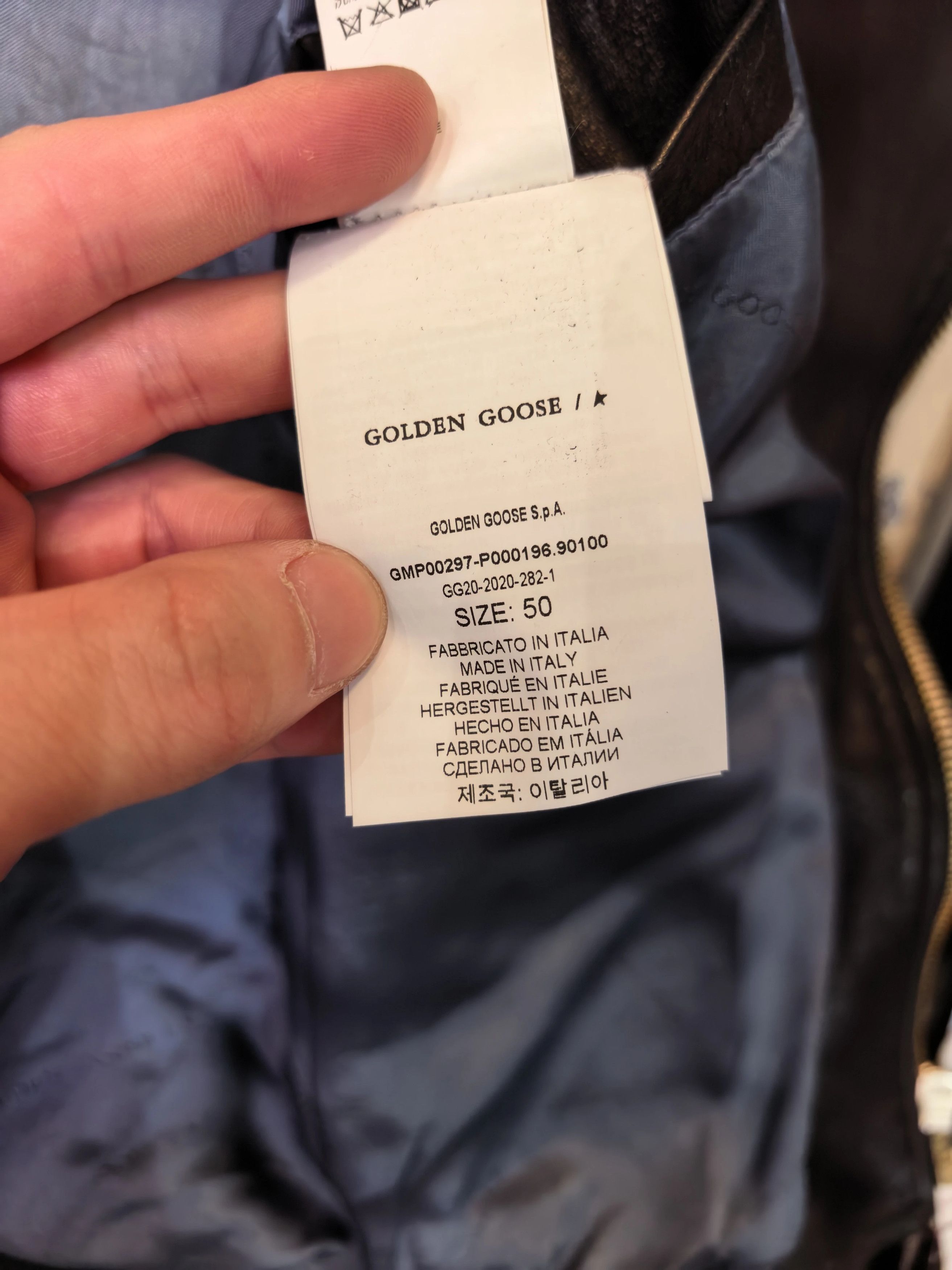 Golden Goose Golden Goose GG Italian Lambskin Moto Jacket 50 Size US M / EU 48-50 / 2 - 5 Thumbnail